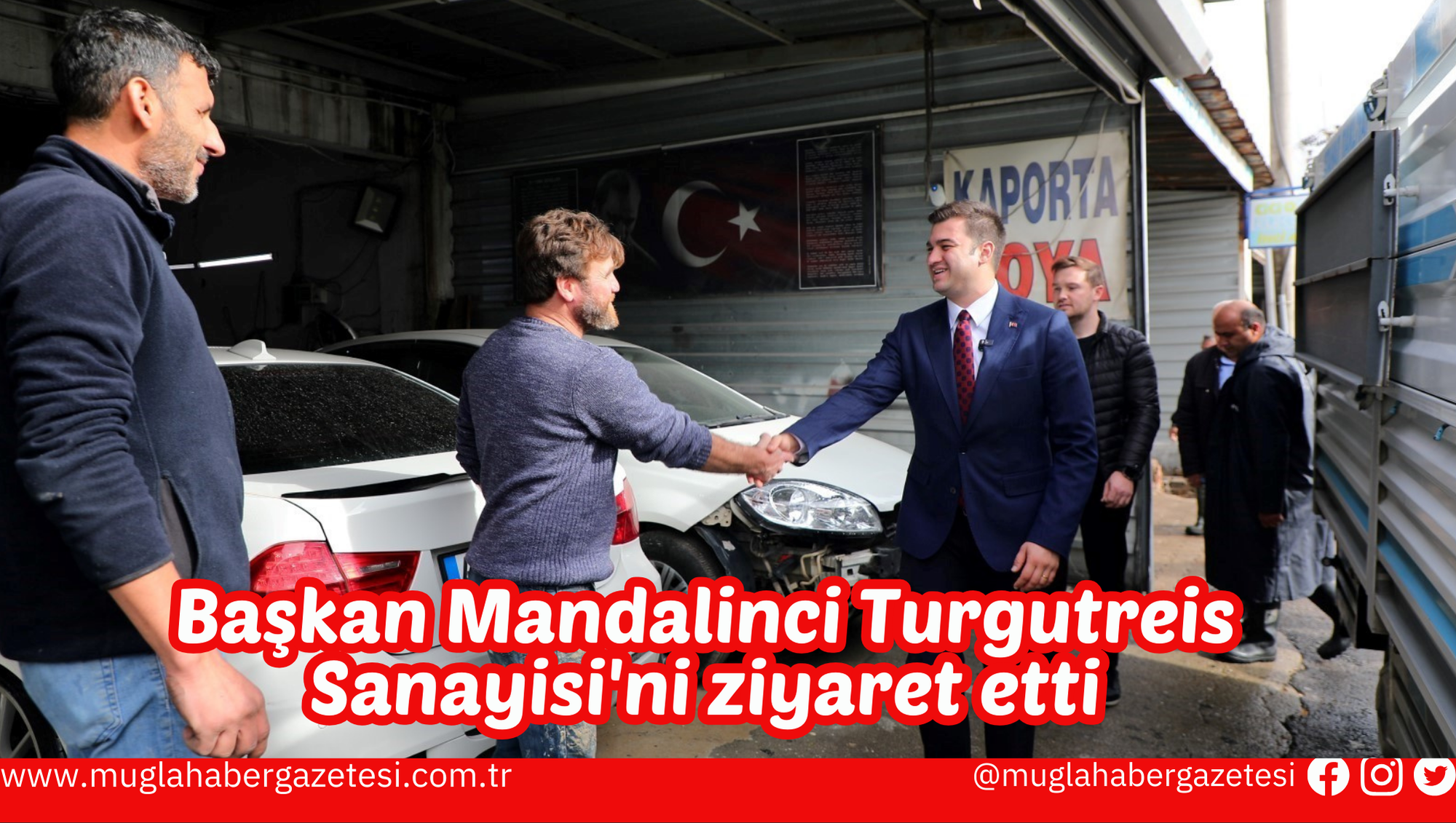 Başkan Mandalinci Turgutreis Sanayisi'ni ziyaret etti