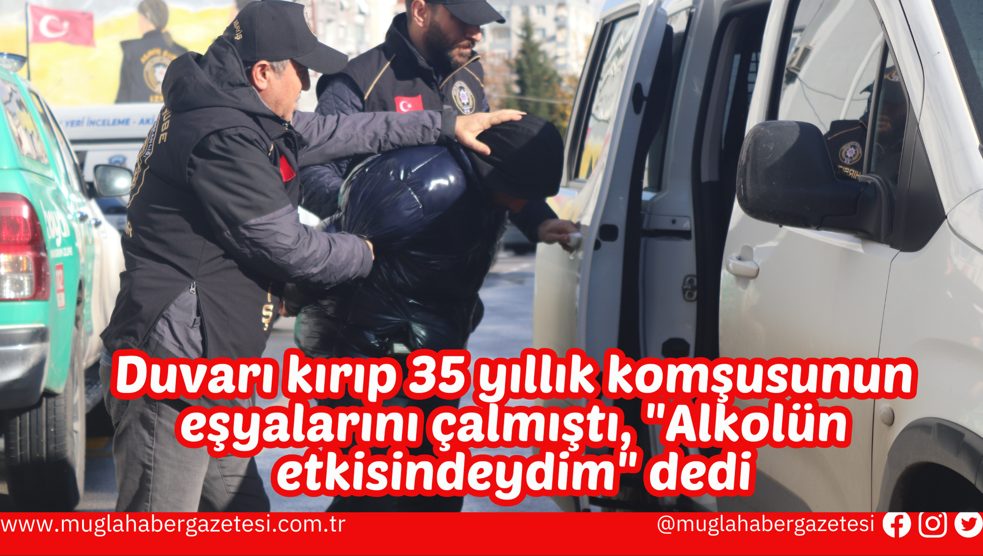 Duvarı kırıp 35 yıllık komşusunun eşyalarını çalmıştı, "Alkolün etkisindeydim" dedi