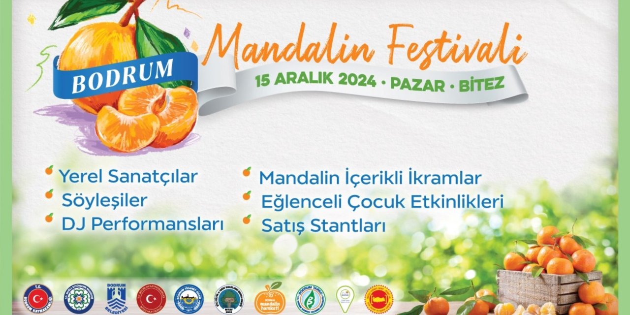 GELENEKSEL BODRUM MANDALİN FESTİVALİ BAŞLIYOR