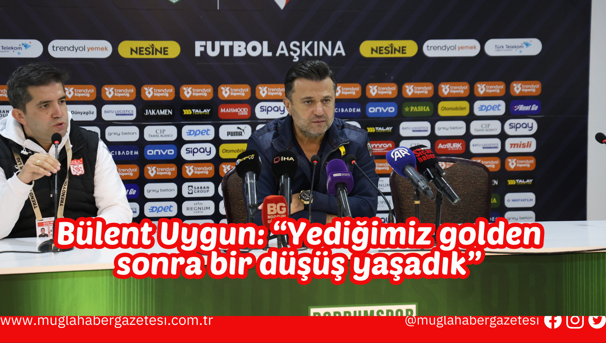 Bülent Uygun: “Yediğimiz golden sonra bir düşüş yaşadık”