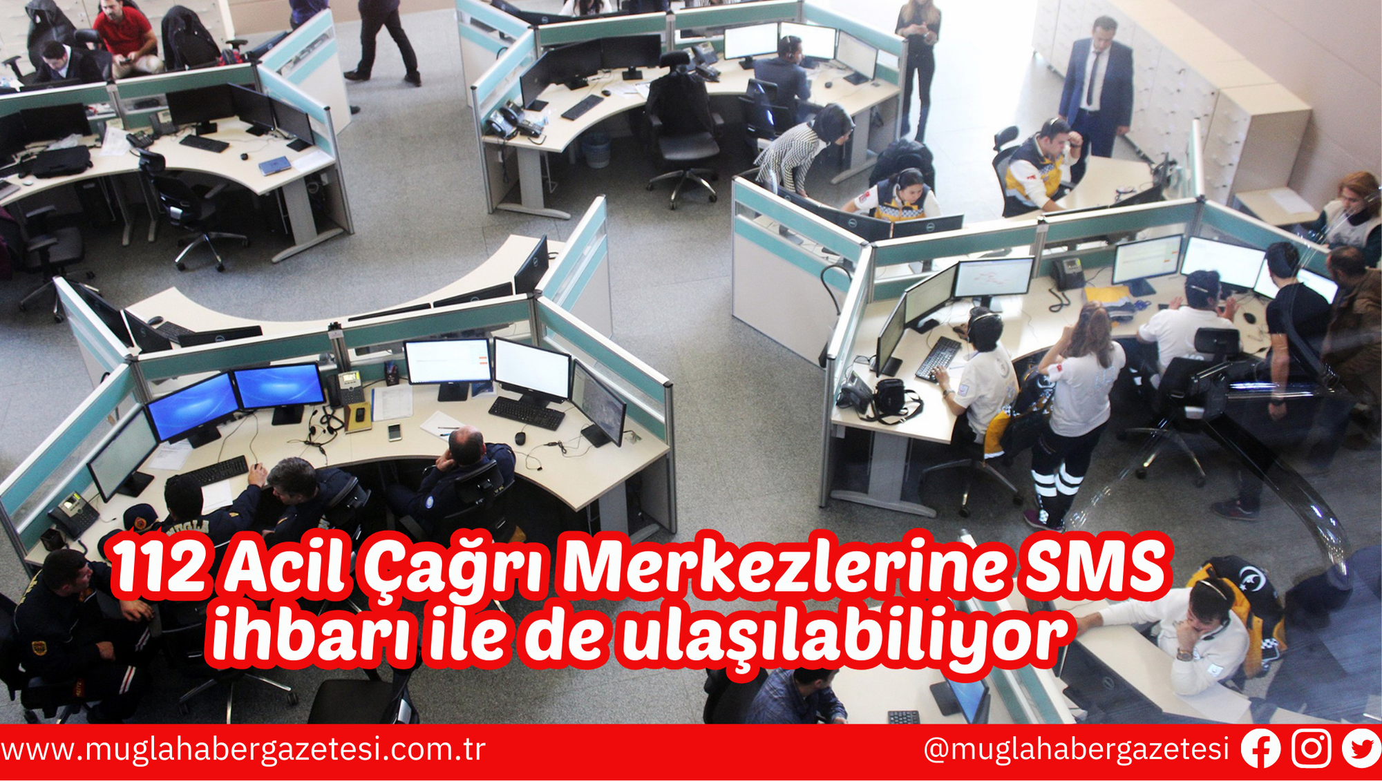 112 Acil Çağrı Merkezlerine SMS ihbarı ile de ulaşılabiliyor