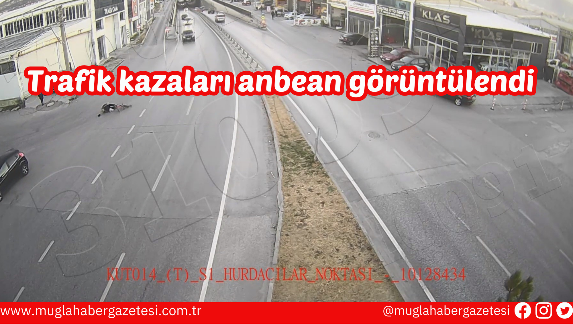 Trafik kazaları anbean görüntülendi