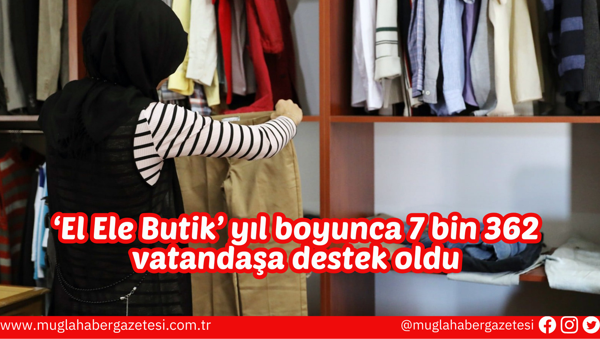 ‘El Ele Butik’ yıl boyunca 7 bin 362 vatandaşa destek oldu