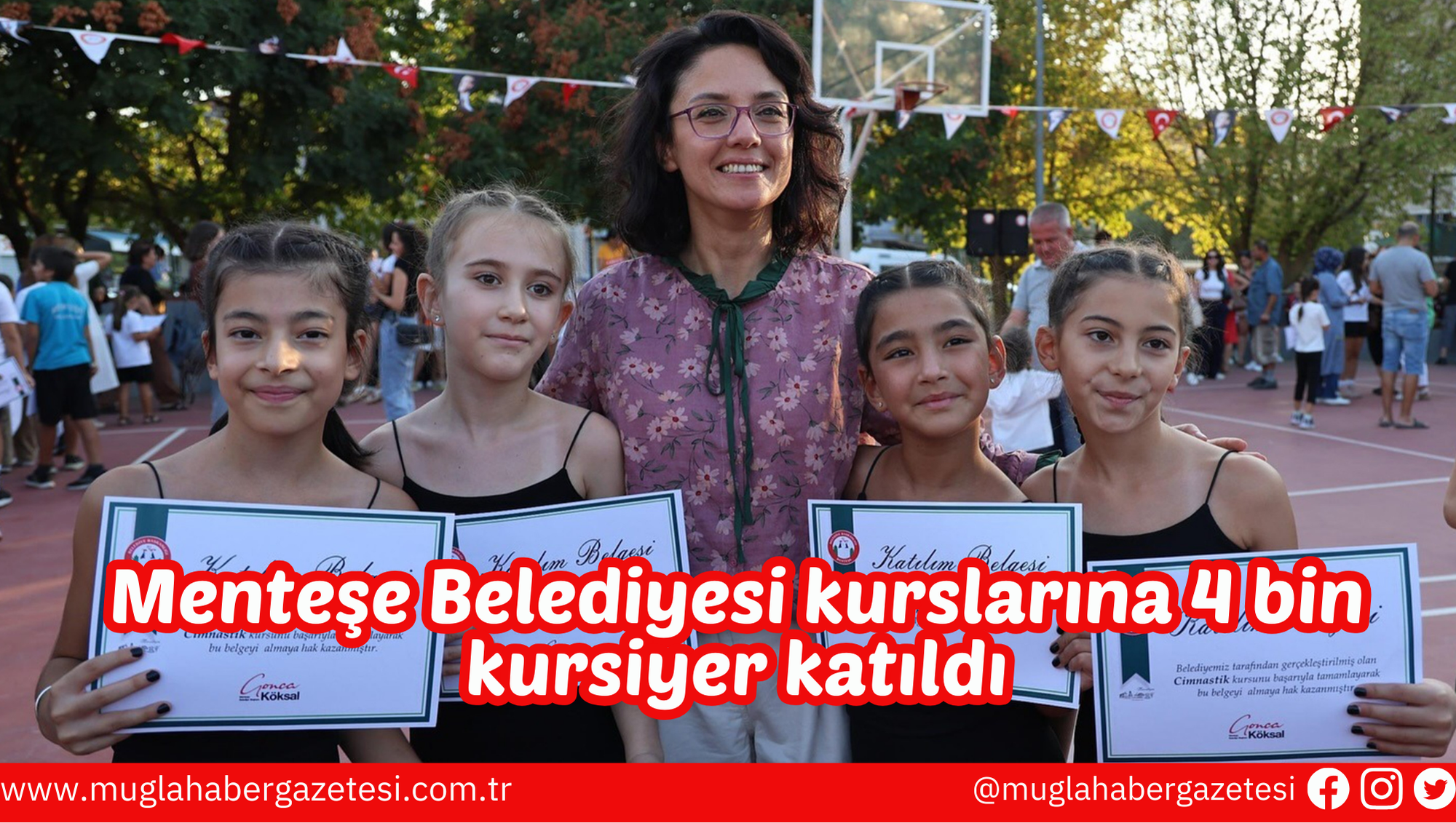 Menteşe Belediyesi kurslarına 4 bin kursiyer katıldı