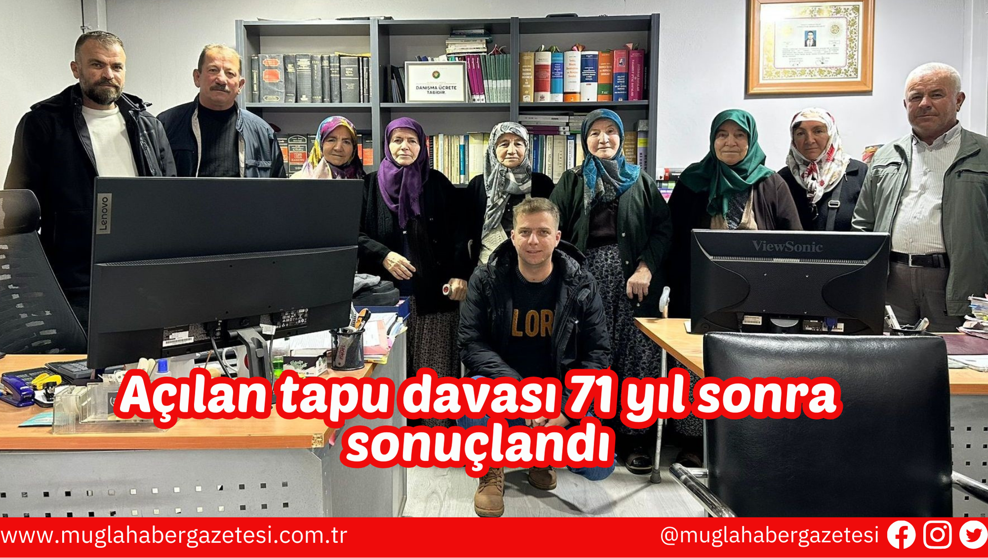 Açılan tapu davası 71 yıl sonra sonuçlandı