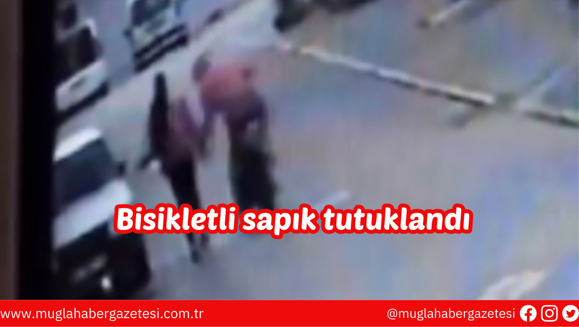 Bisikletli sapık tutuklandı