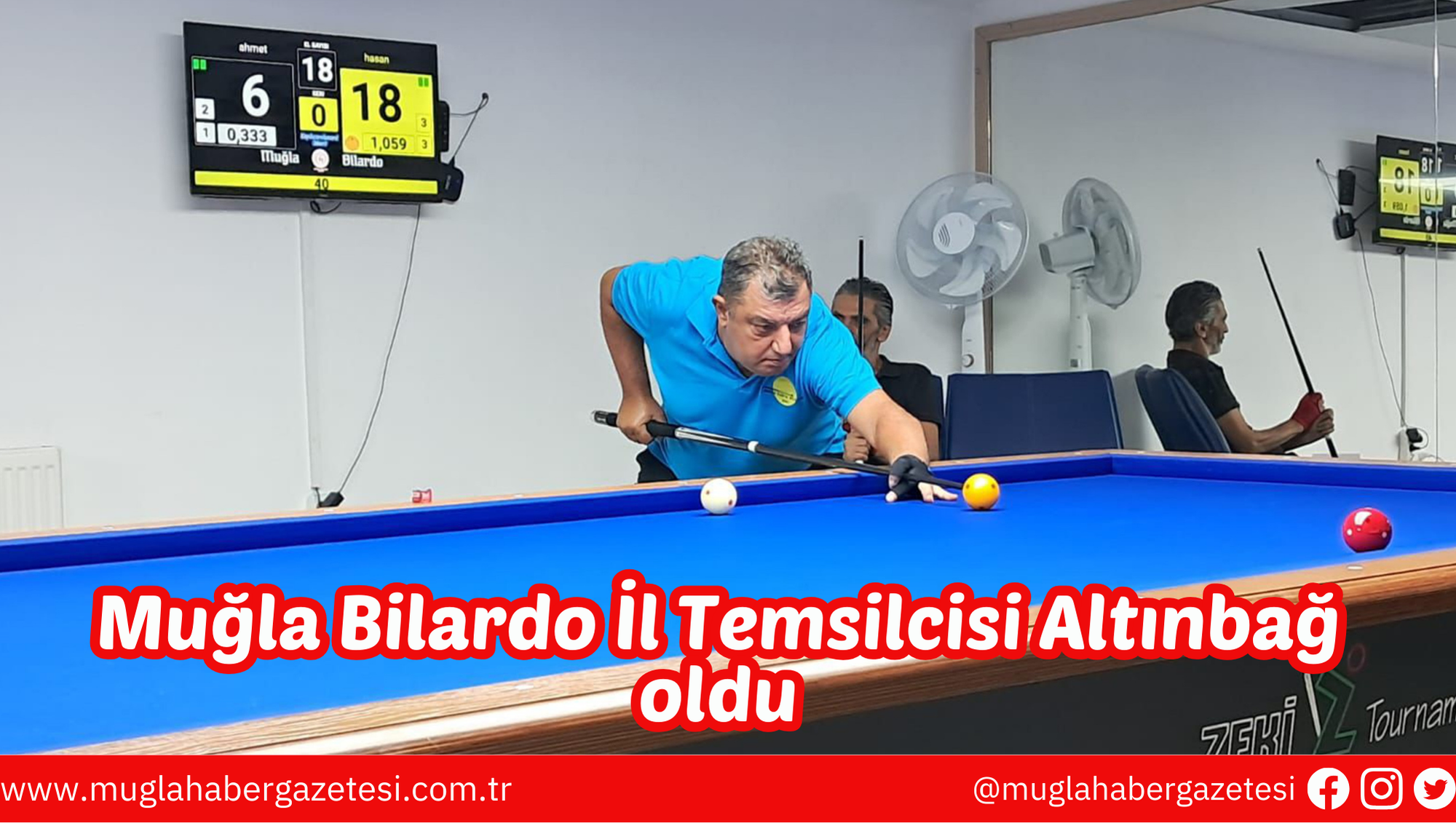 Muğla Bilardo İl Temsilcisi Altınbağ oldu