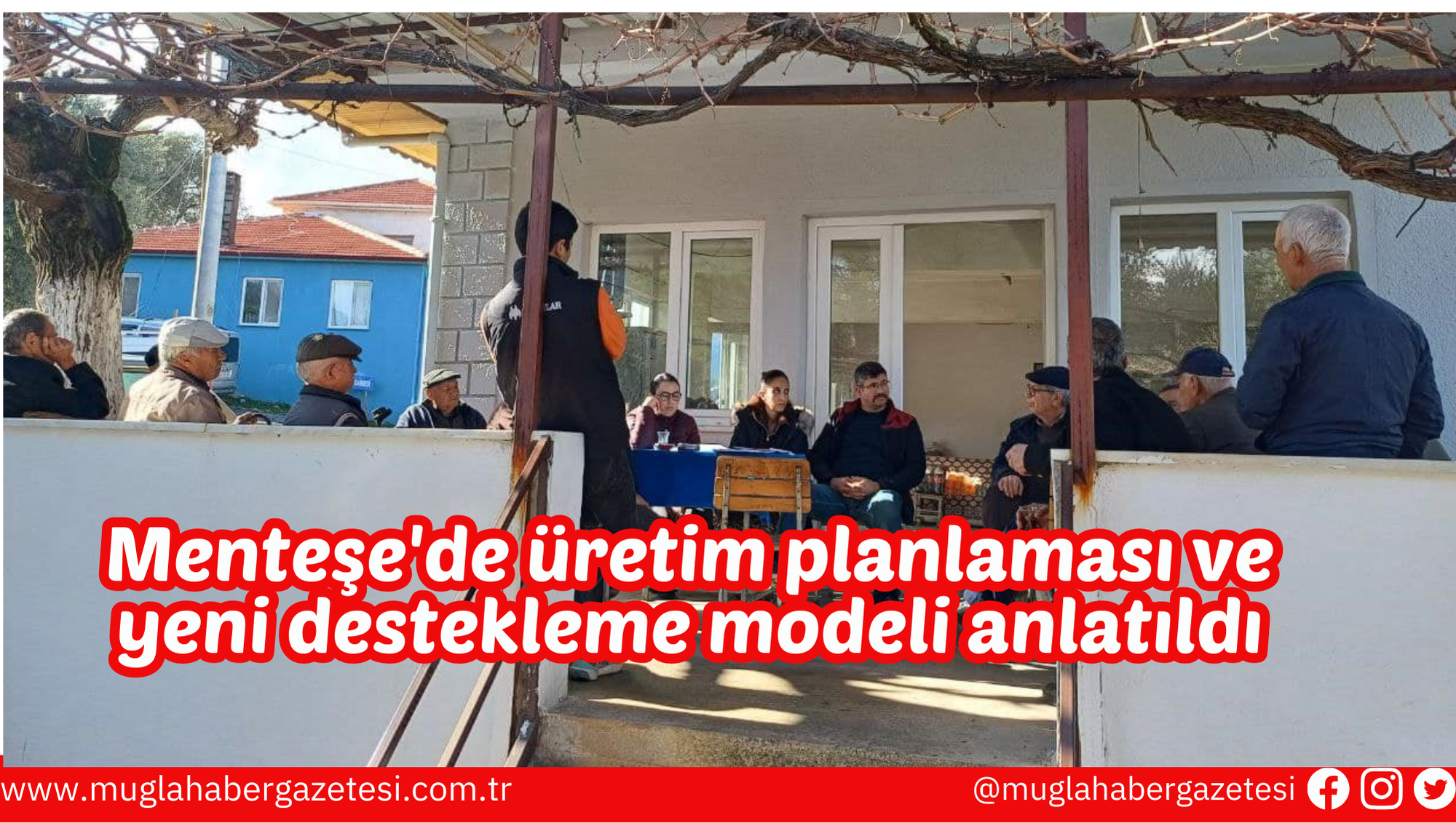 Menteşe'de üretim planlaması ve yeni destekleme modeli anlatıldı