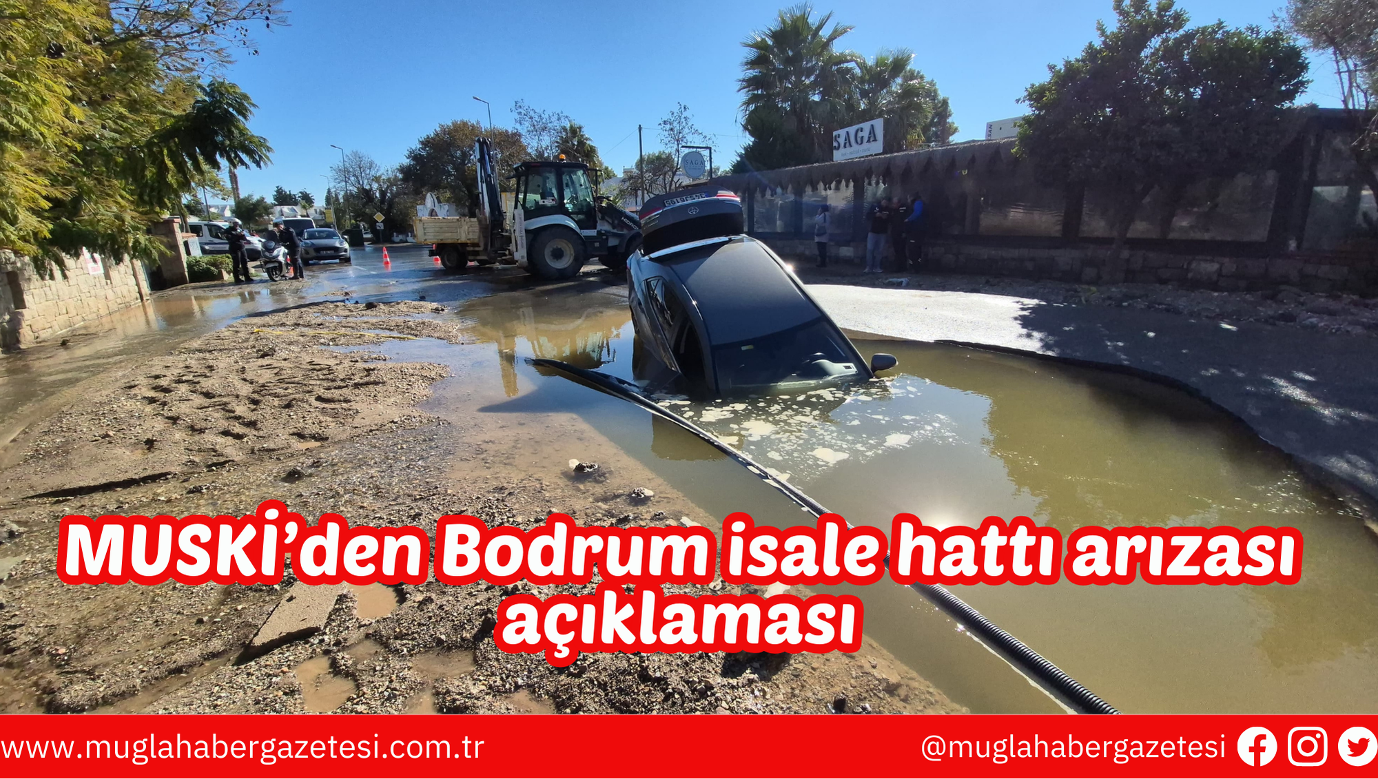 MUSKİ’den Bodrum isale hattı arızası açıklaması