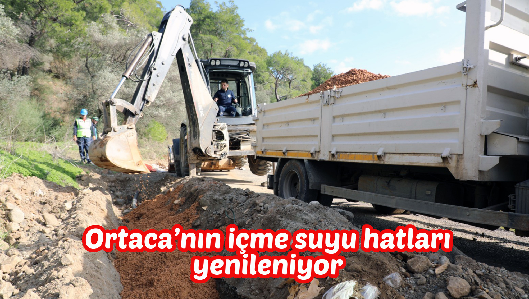 Ortaca’nın içme suyu hatları yenileniyor