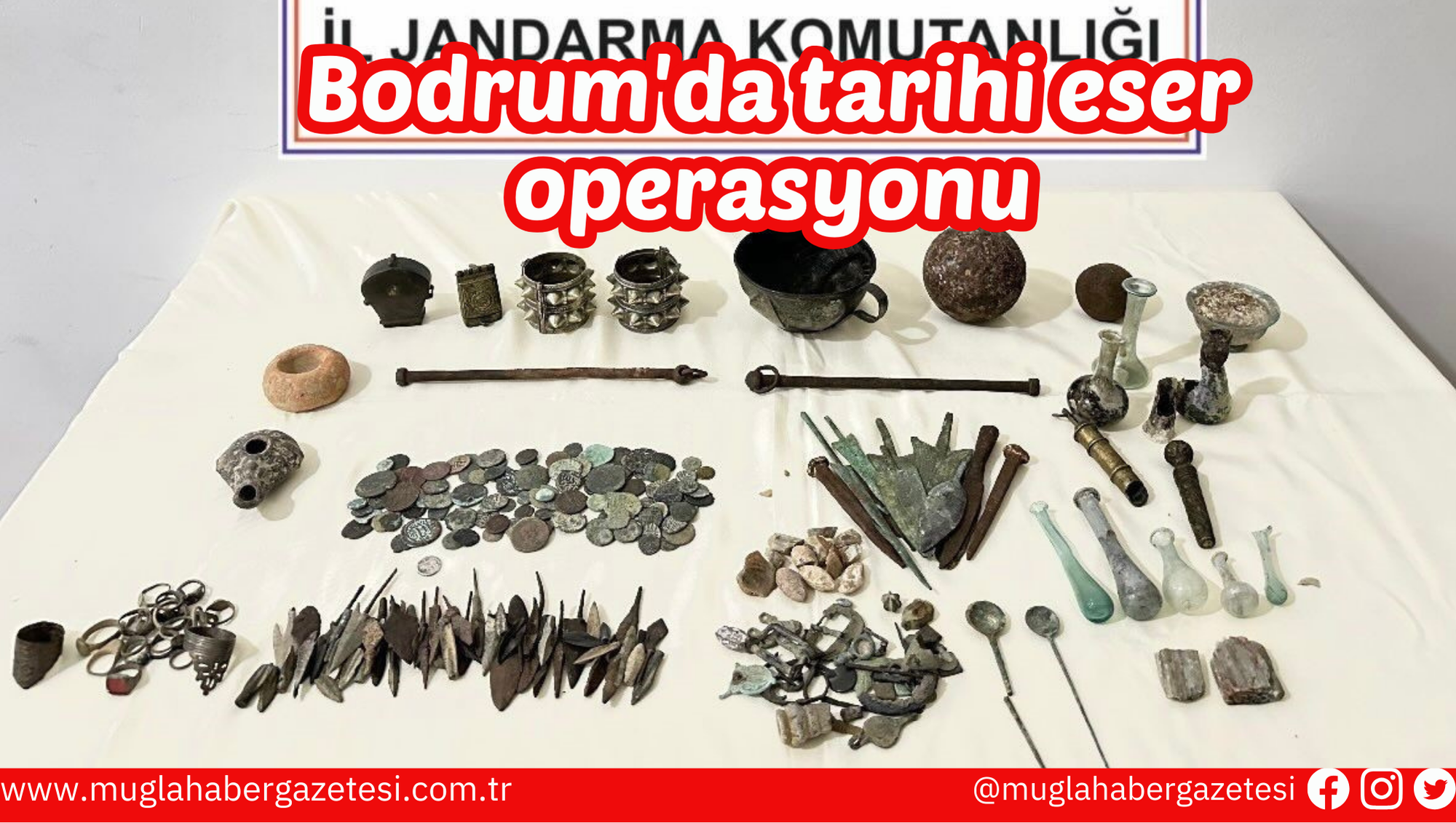 Bodrum'da tarihi eser operasyonu