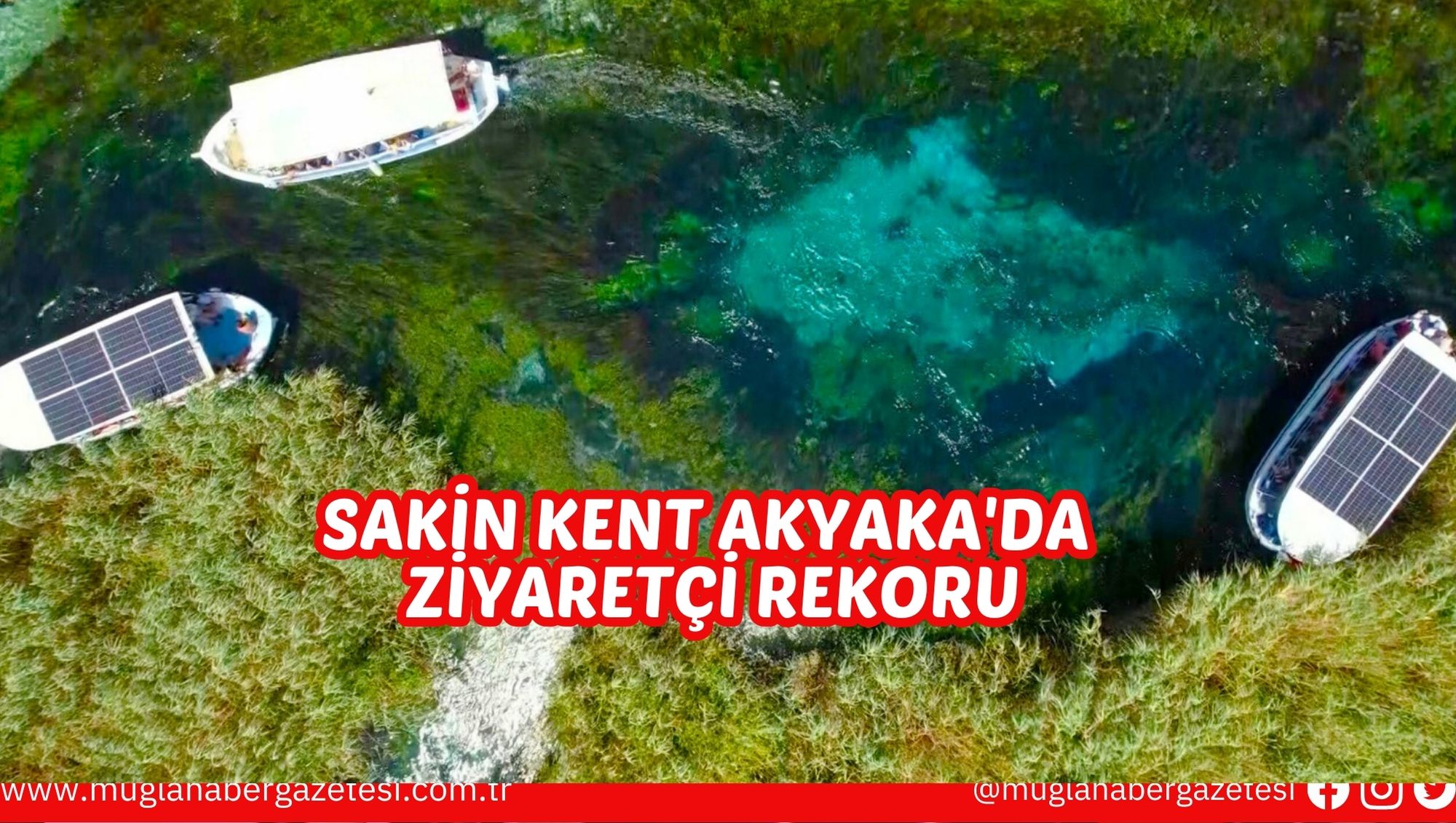 SAKİN KENT AKYAKA'DA ZİYARETÇİ REKORU