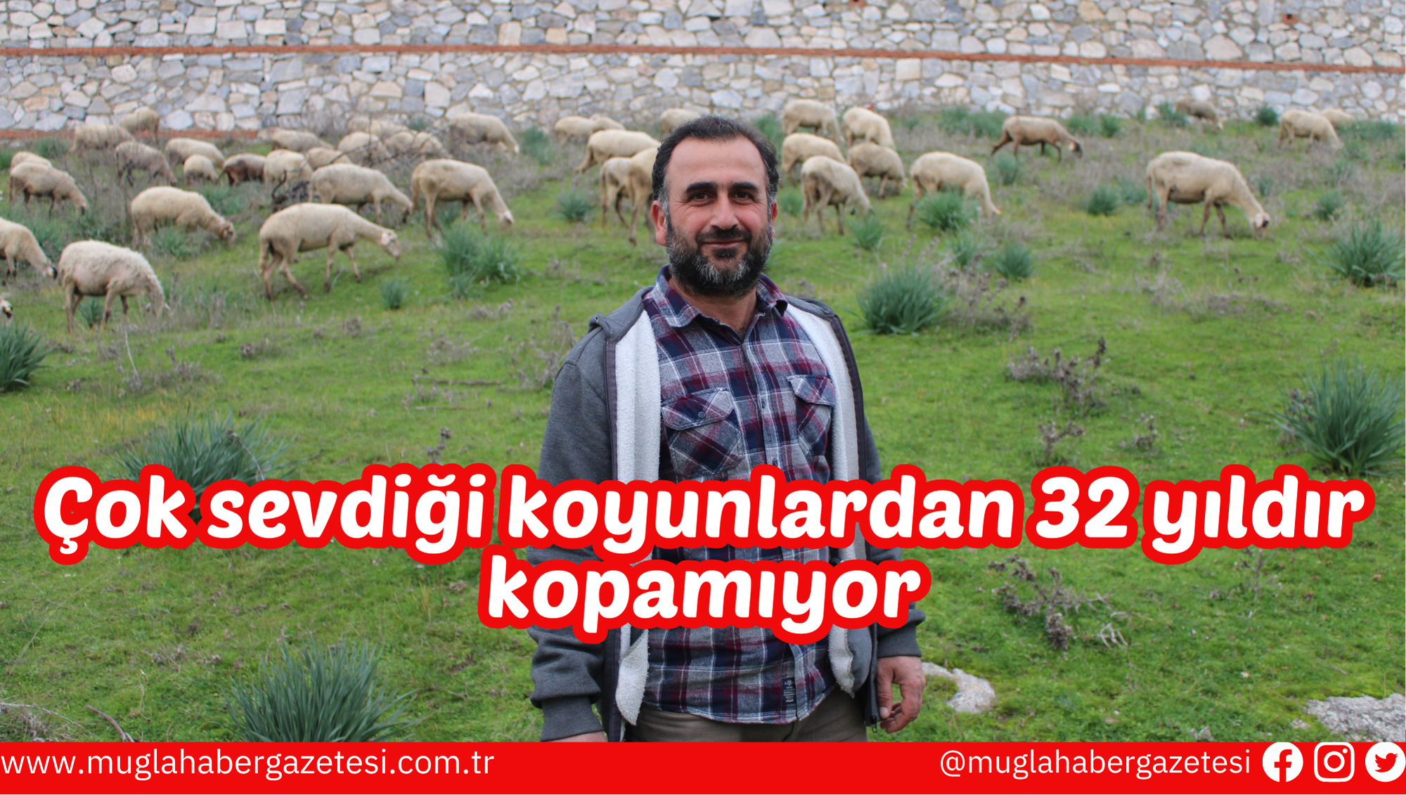 Çok sevdiği koyunlardan 32 yıldır kopamıyor