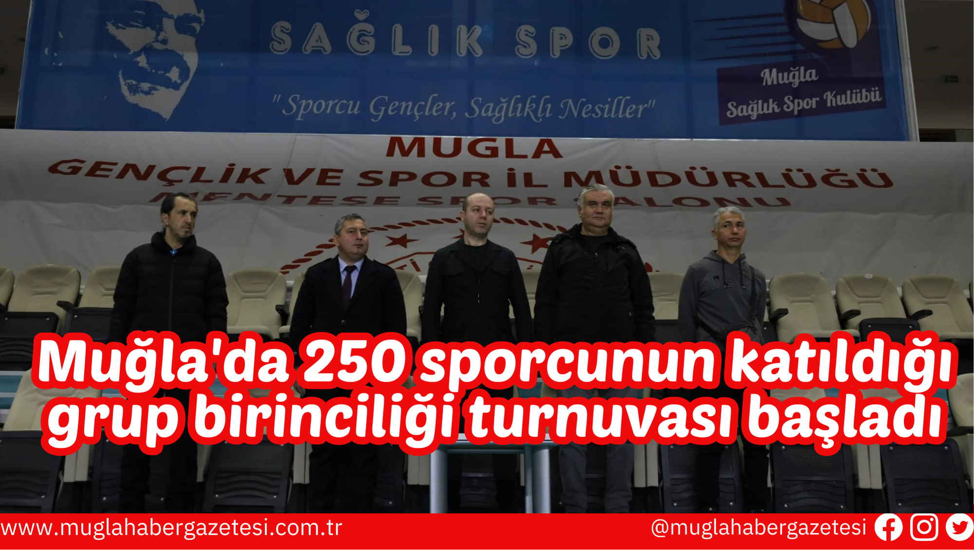 Muğla'da 250 sporcunun katıldığı grup birinciliği turnuvası başladı