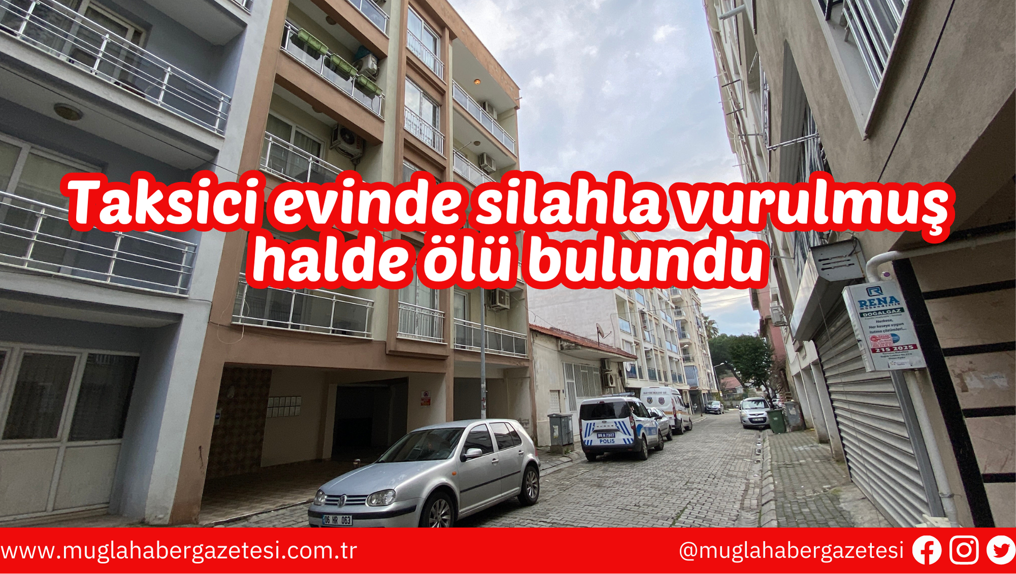 Taksici evinde silahla vurulmuş halde ölü bulundu