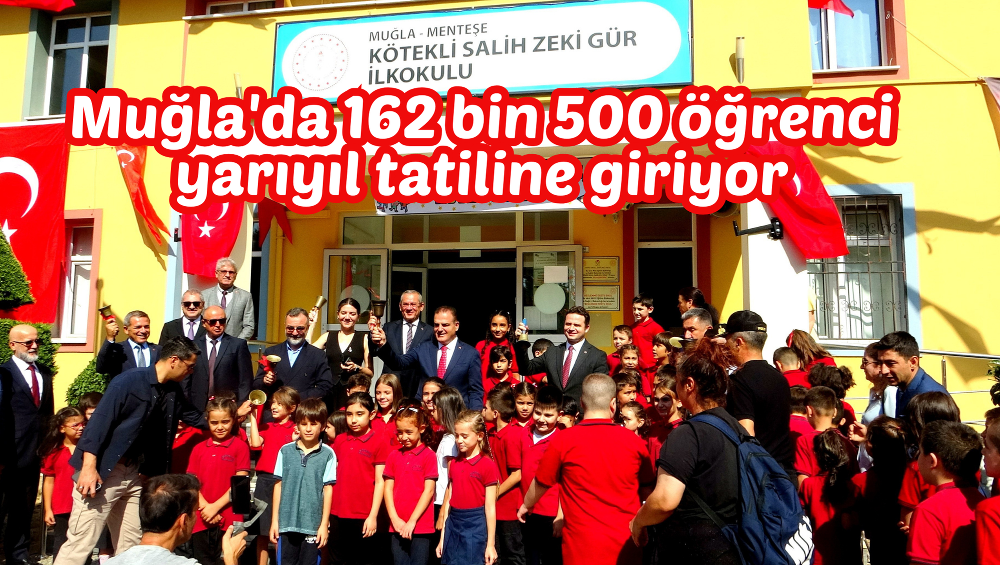 Muğla'da 162 bin 500 öğrenci yarıyıl tatiline giriyor