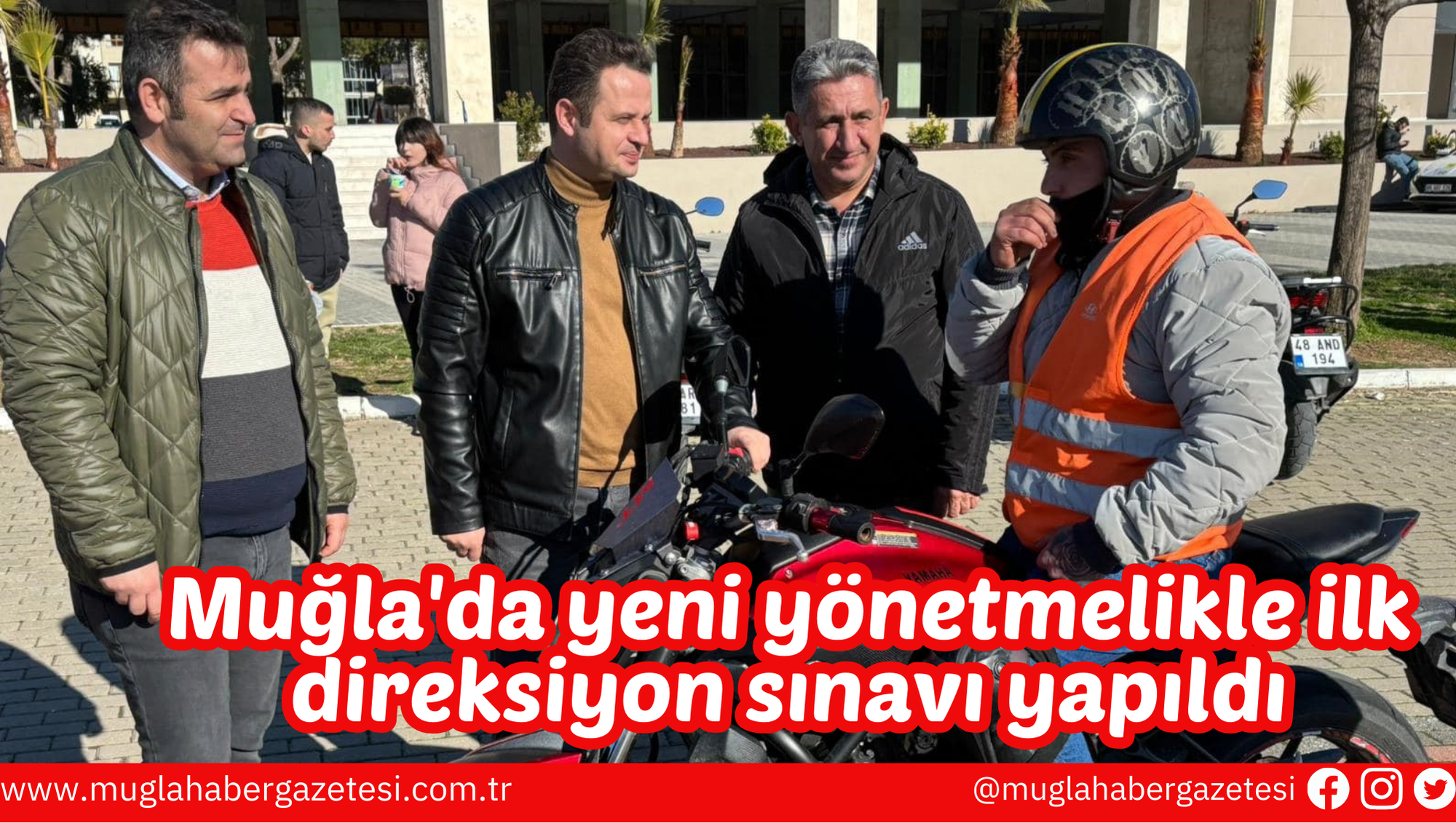 Muğla'da yeni yönetmelikle ilk direksiyon sınavı yapıldı