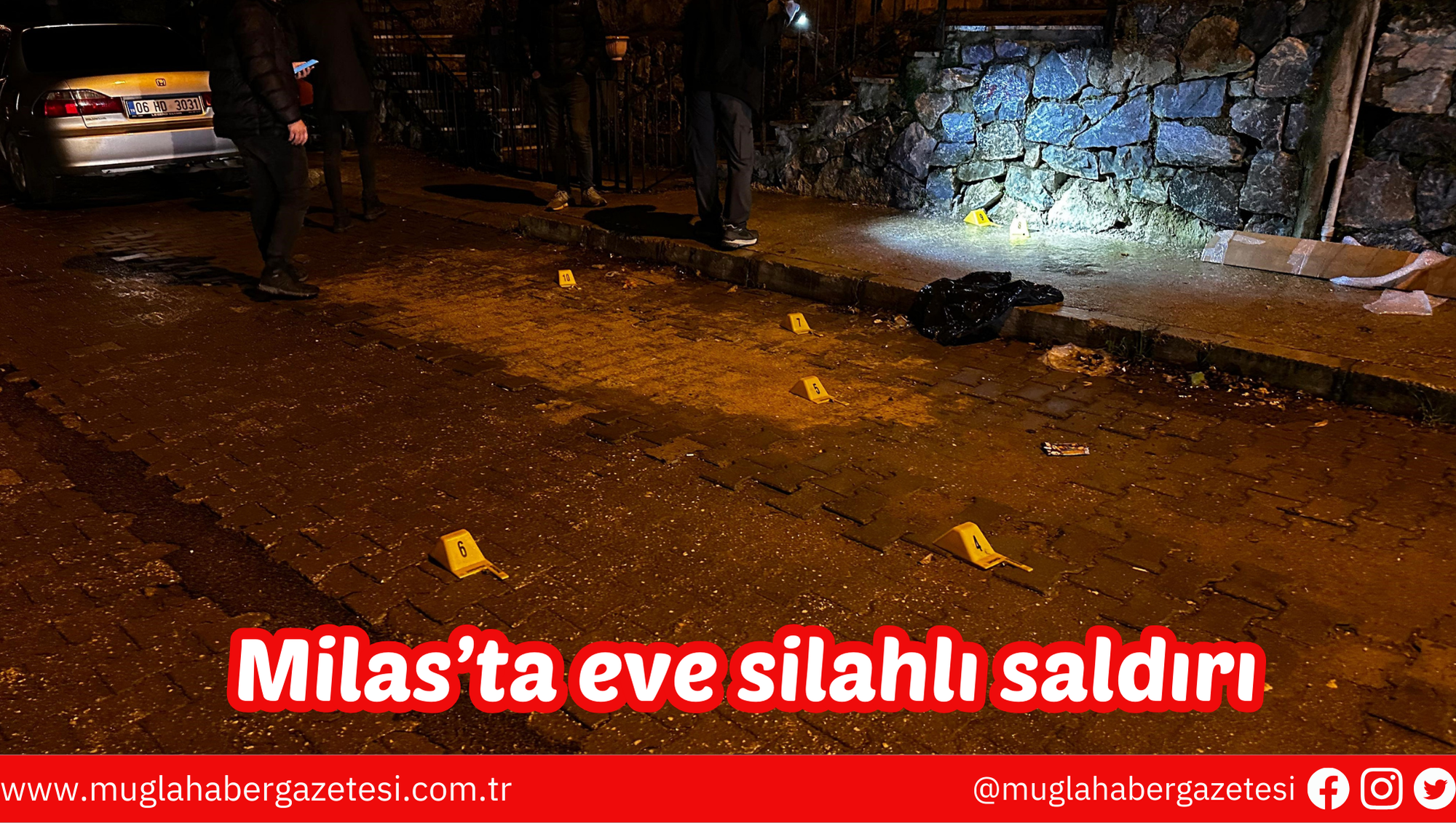 Milas’ta eve silahlı saldırı