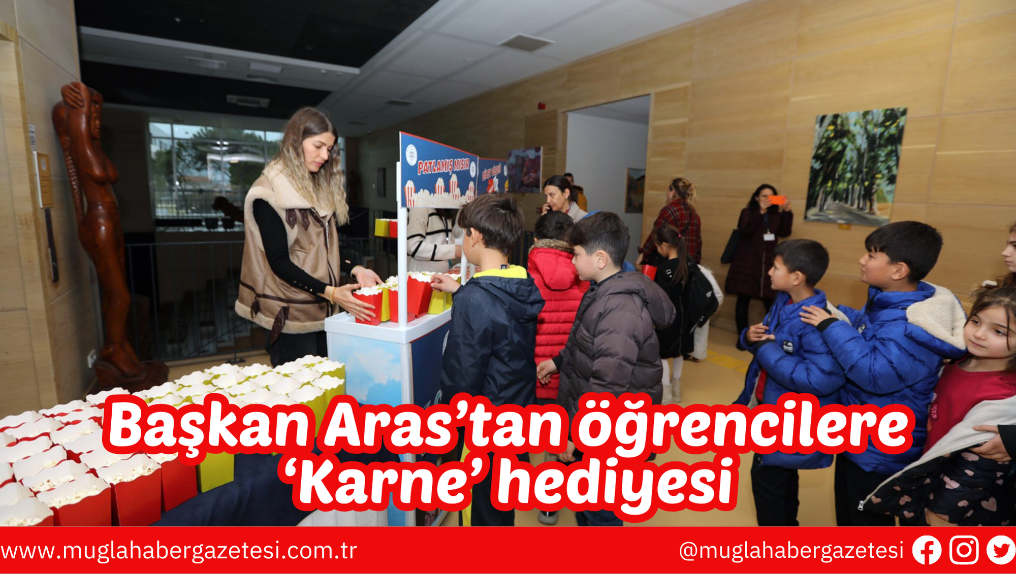 Başkan Aras’tan öğrencilere ‘Karne’ hediyesi