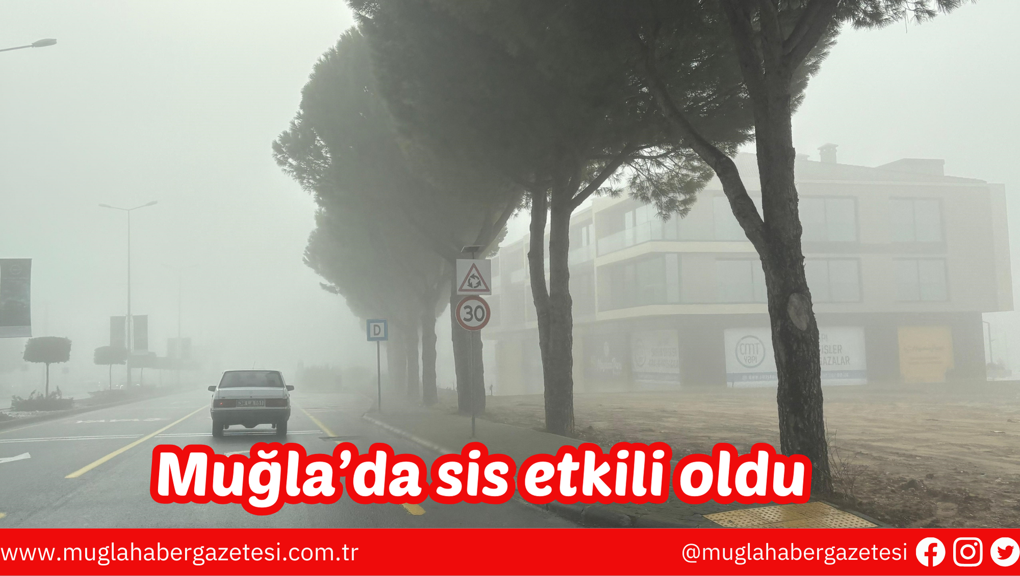 Muğla’da sis etkili oldu