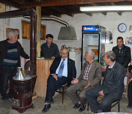 Demir, dağ köylerini gezdi
