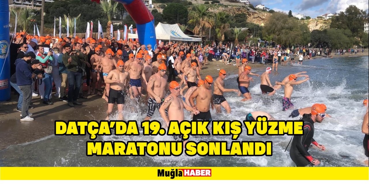 DATÇA'DA 19. AÇIK KIŞ YÜZME MARATONU SONLANDI