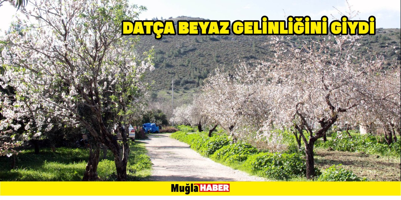 DATÇA BEYAZ GELİNLİĞİNİ GİYDİ