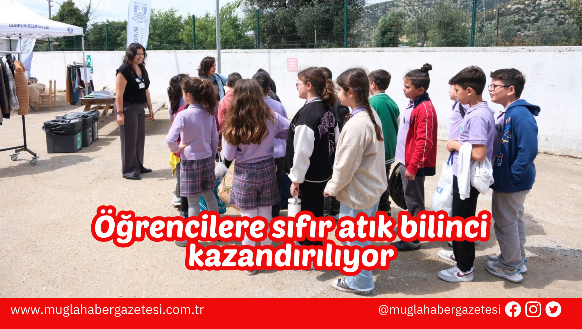 Öğrencilere sıfır atık bilinci kazandırılıyor