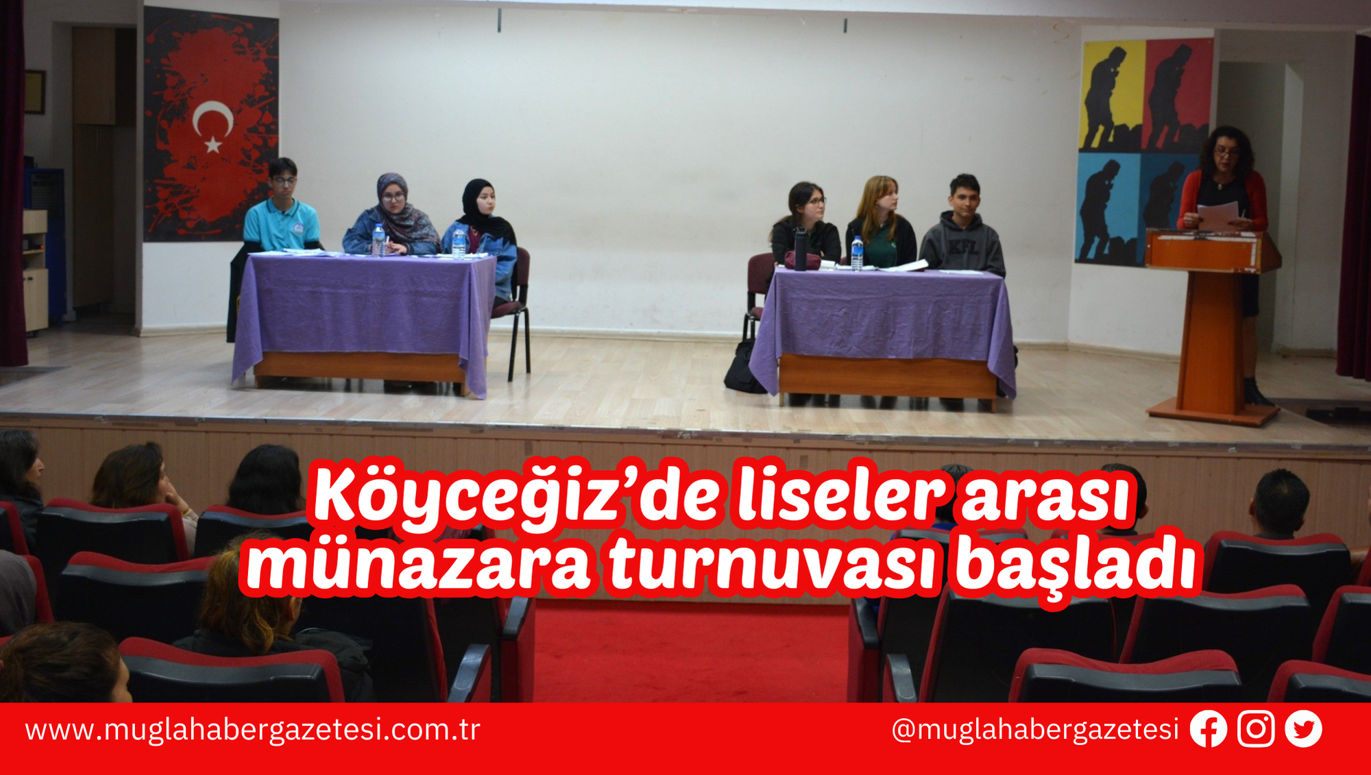 Köyceğiz’de liseler arası münazara turnuvası başladı
