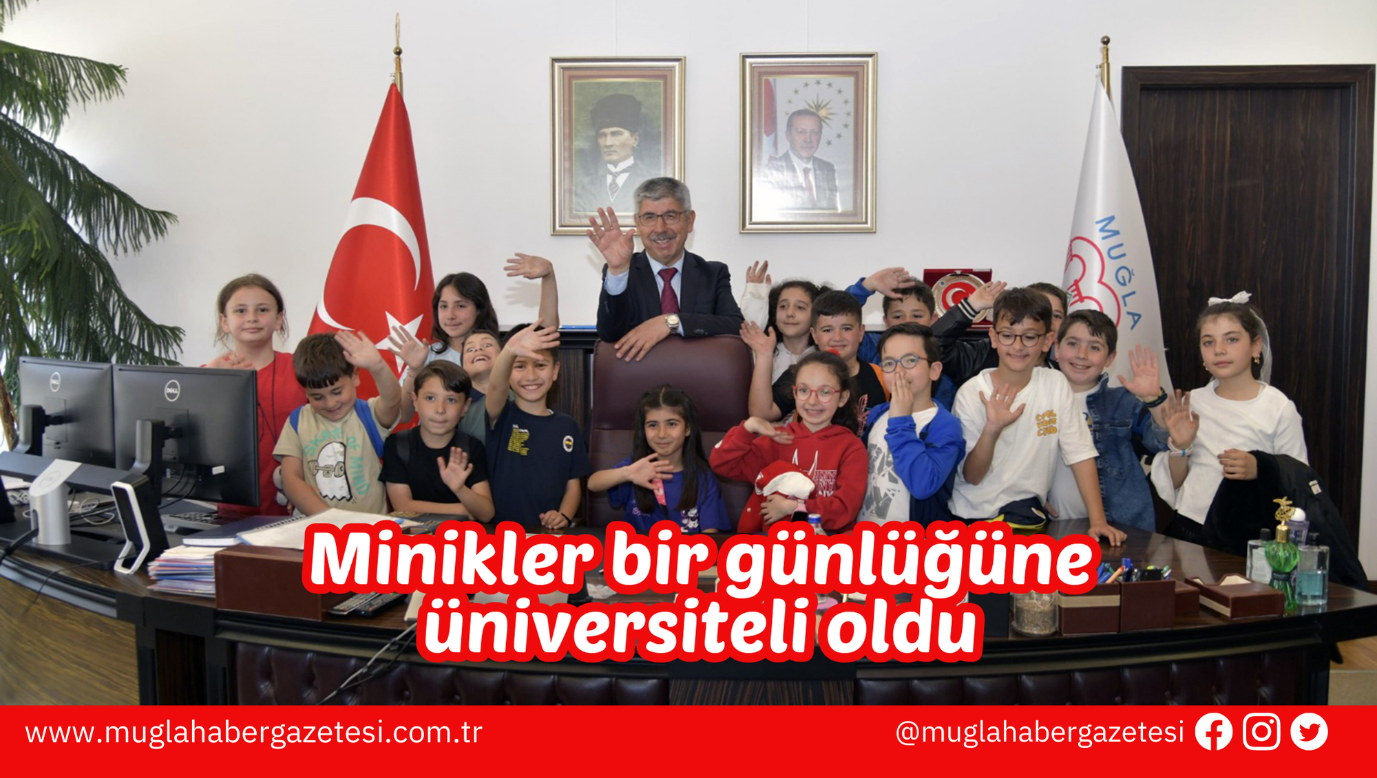 Minikler bir günlüğüne üniversiteli oldu