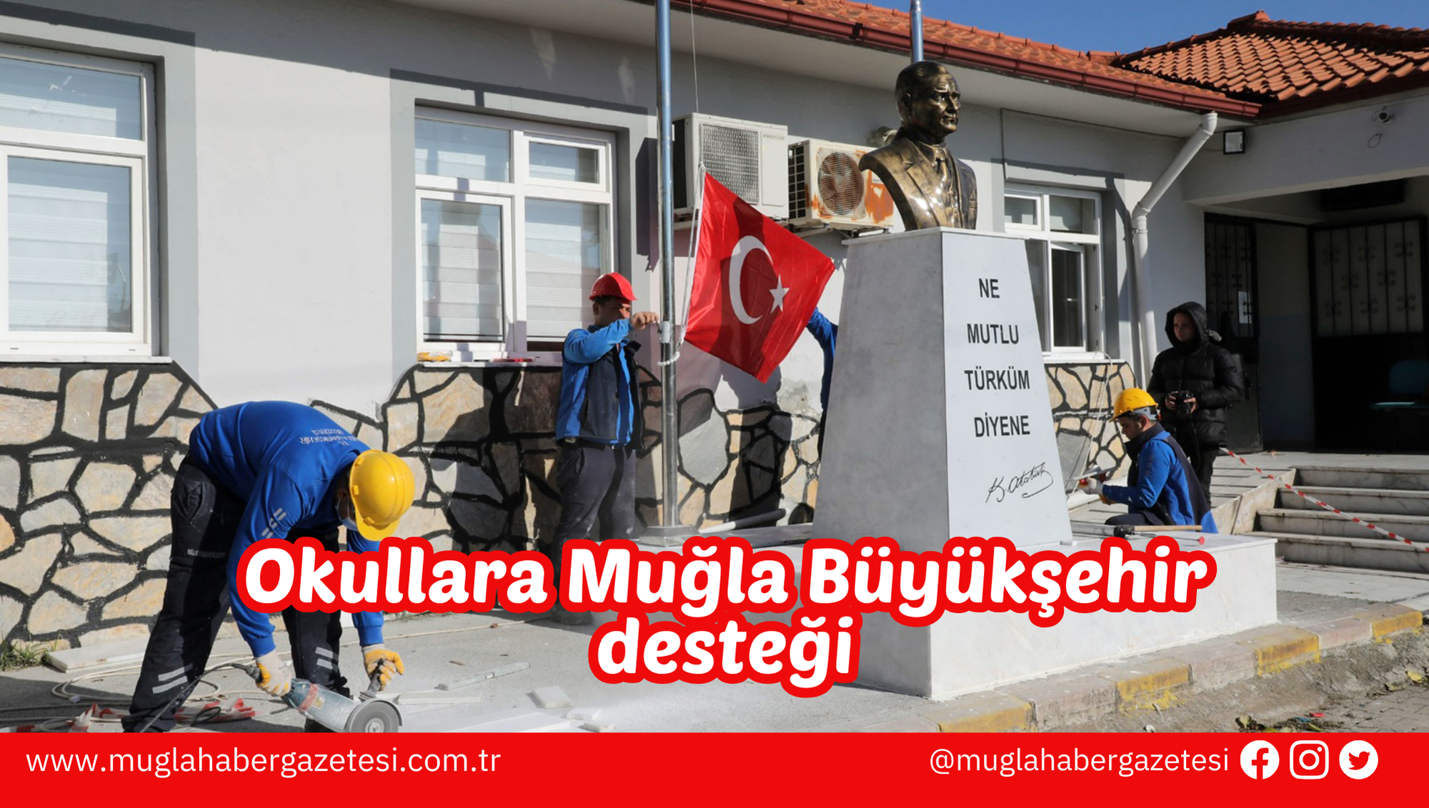 Okullara Muğla Büyükşehir desteği