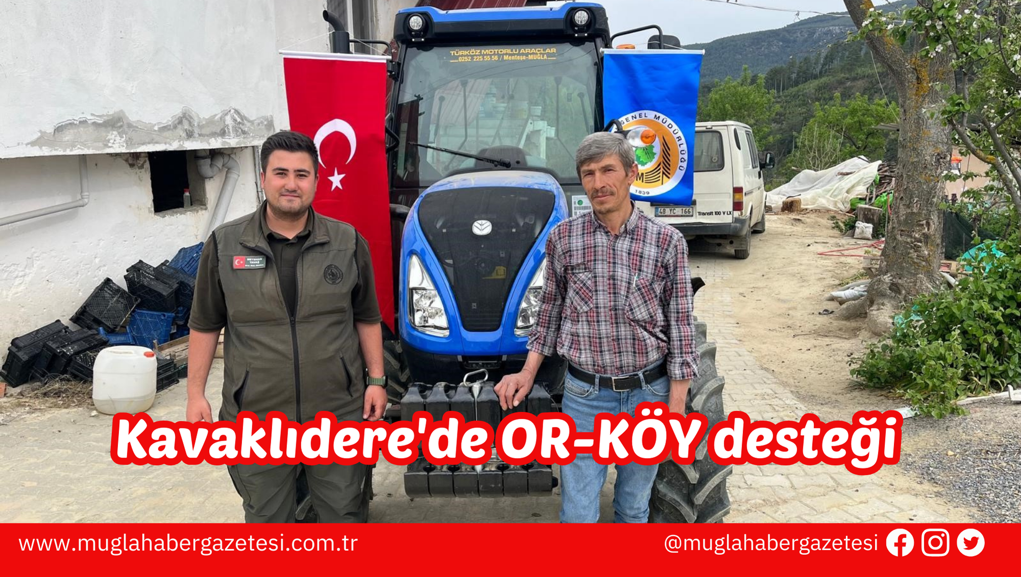 Kavaklıdere'de OR-KÖY desteği