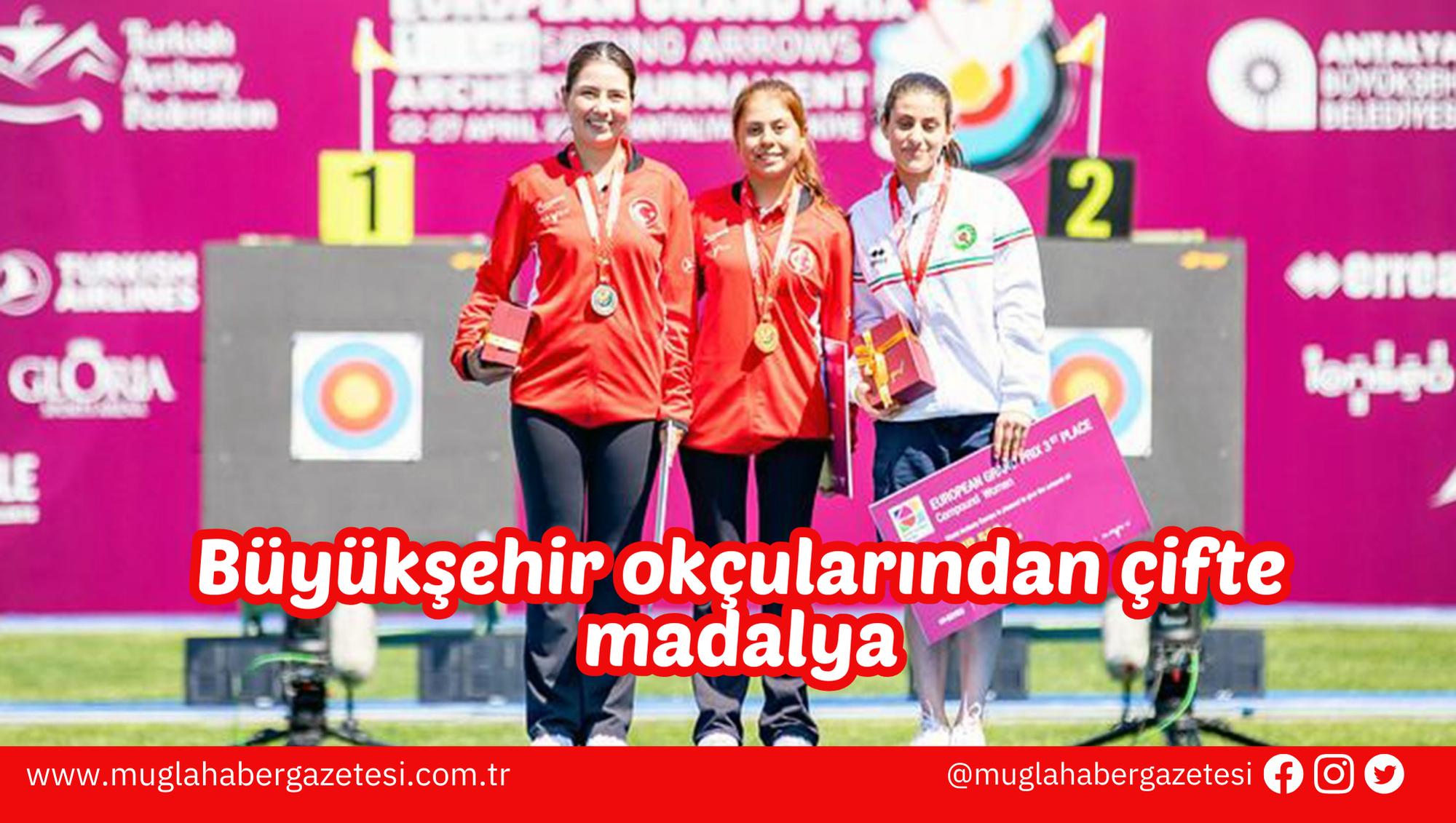 Büyükşehir okçularından çifte madalya