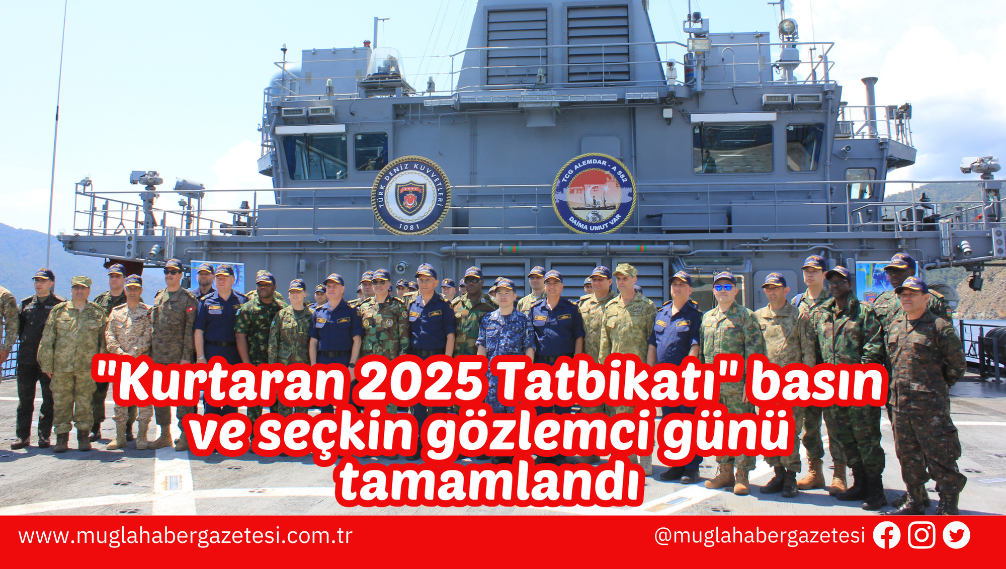 "Kurtaran 2025 Tatbikatı" basın ve seçkin gözlemci günü tamamlandı