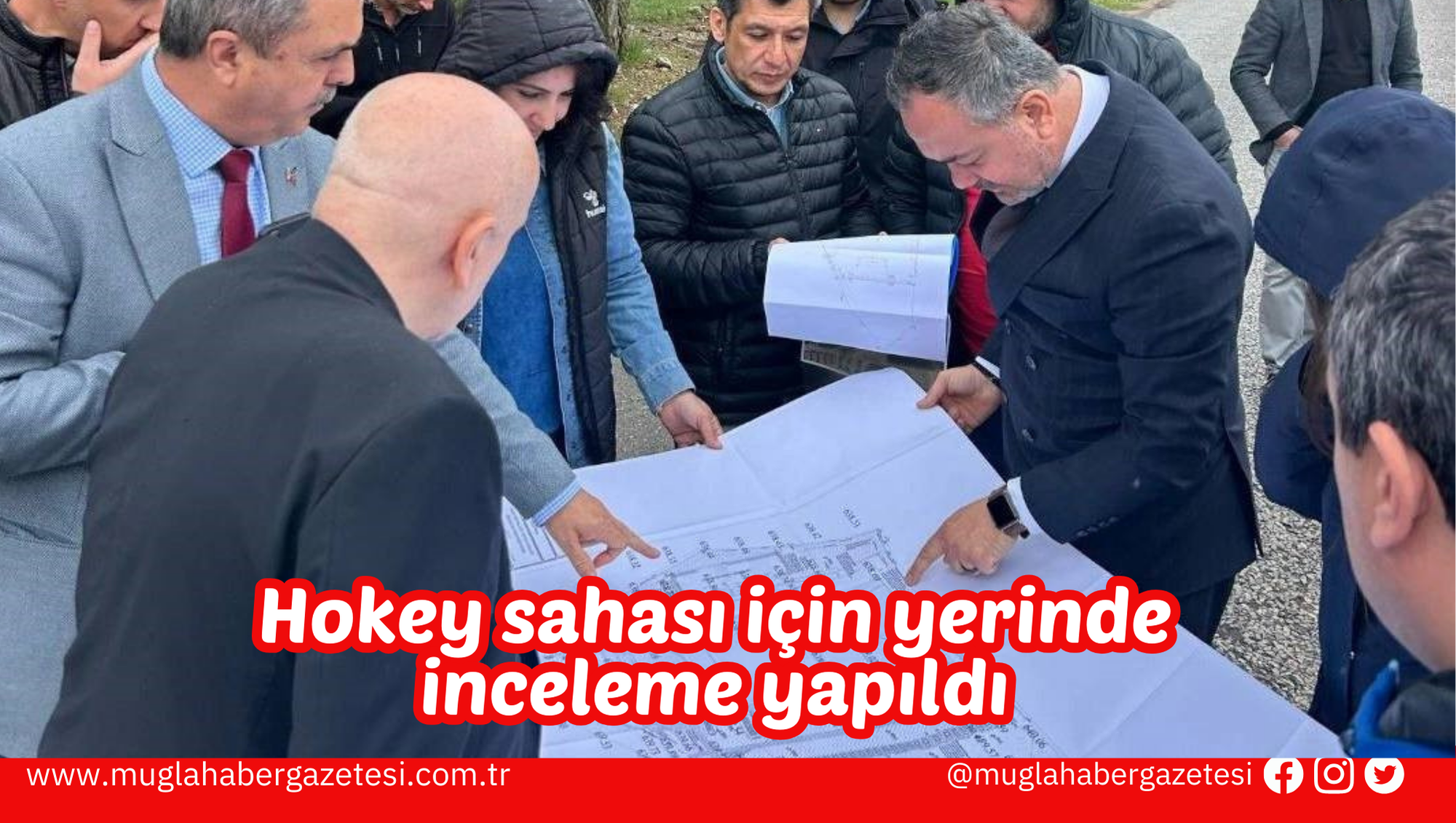 Hokey sahası için yerinde inceleme yapıldı