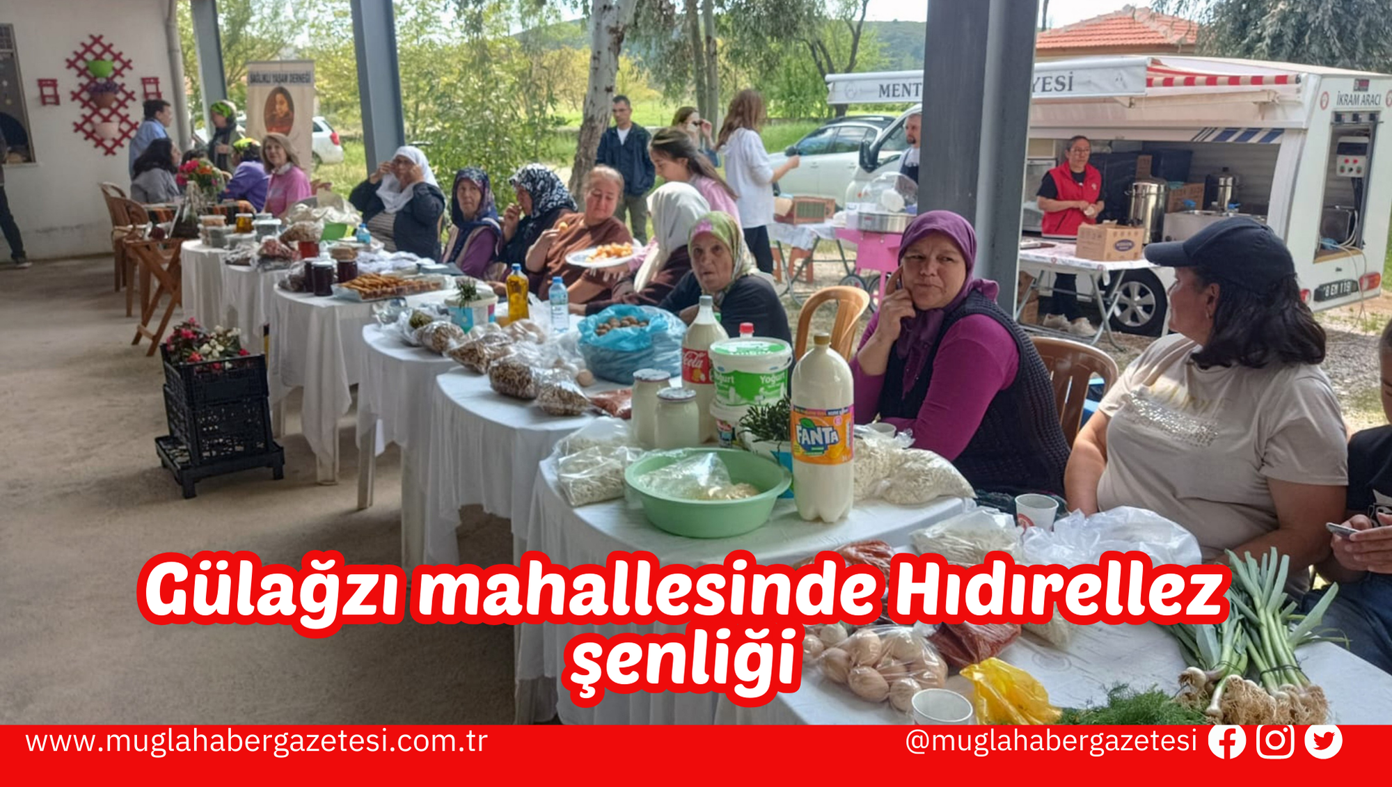 Gülağzı mahallesinde Hıdırellez şenliği