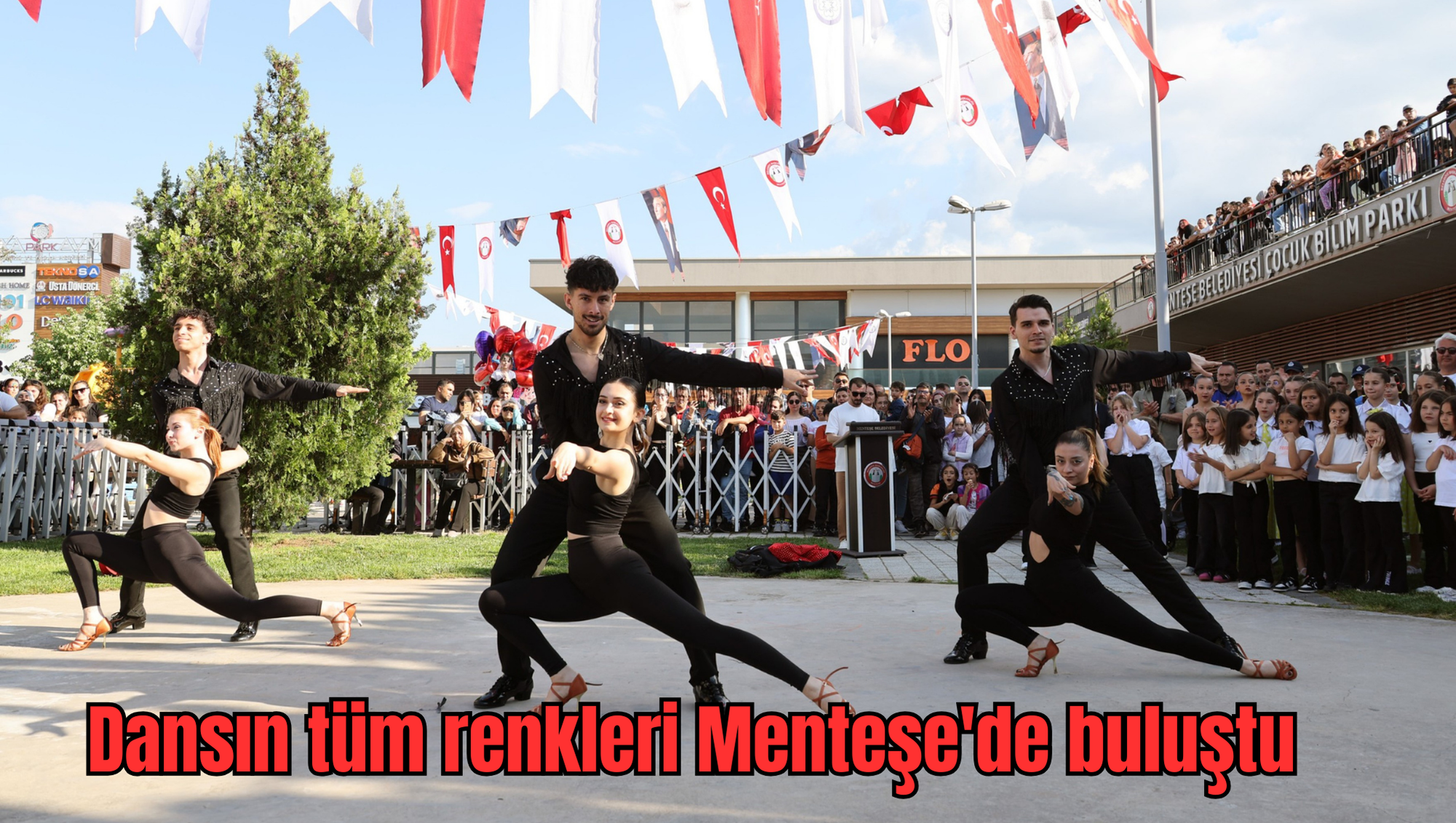 Dansın tüm renkleri Menteşe'de buluştu