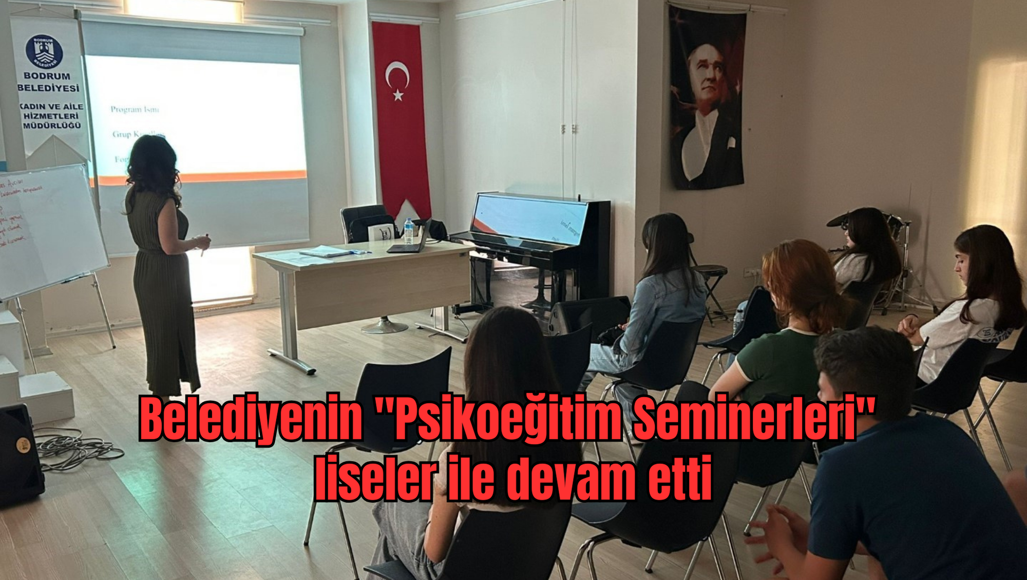 Belediyenin "Psikoeğitim Seminerleri" liseler ile devam etti