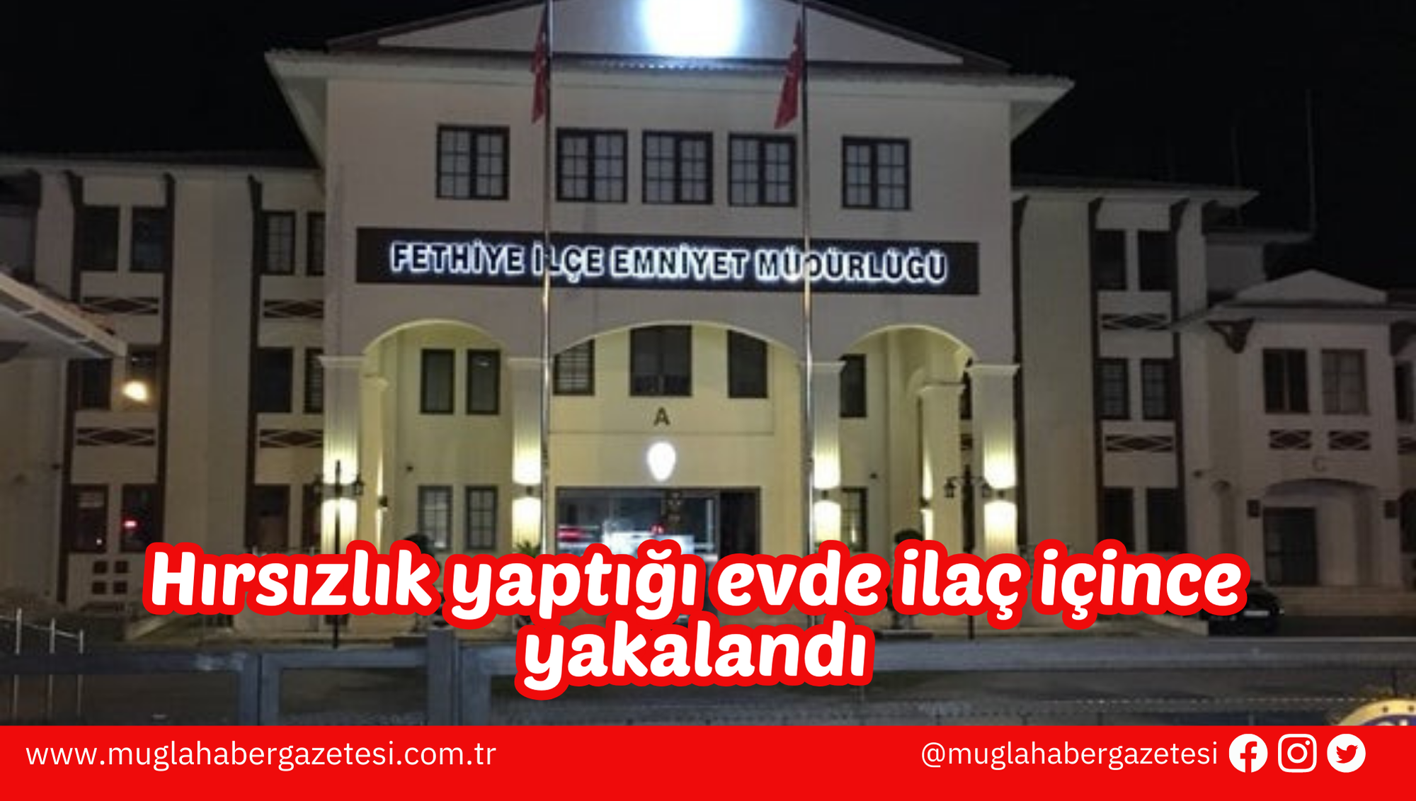 Hırsızlık yaptığı evde ilaç içince yakalandı
