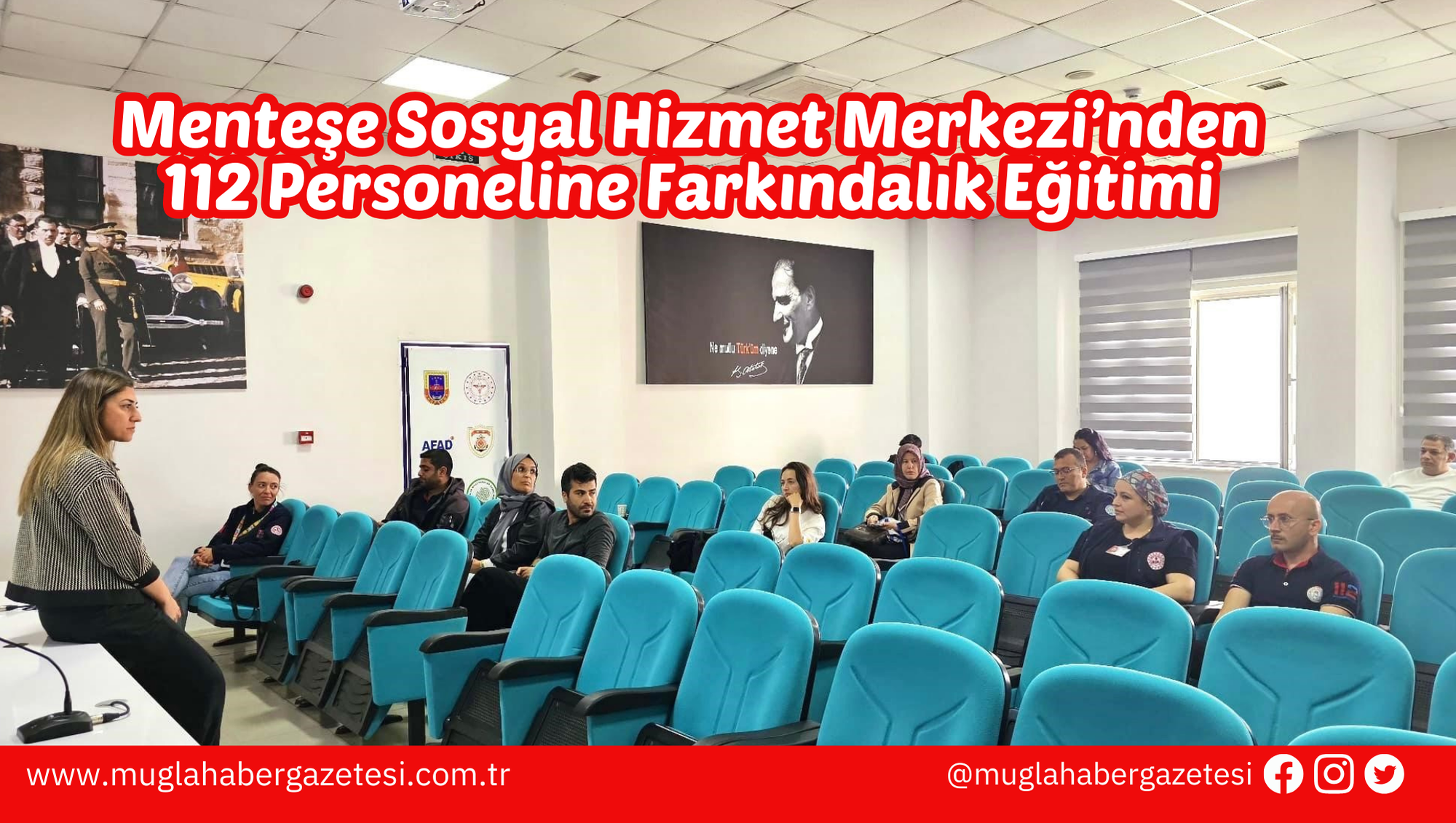 Menteşe Sosyal Hizmet Merkezi’nden 112 Personeline Farkındalık Eğitimi