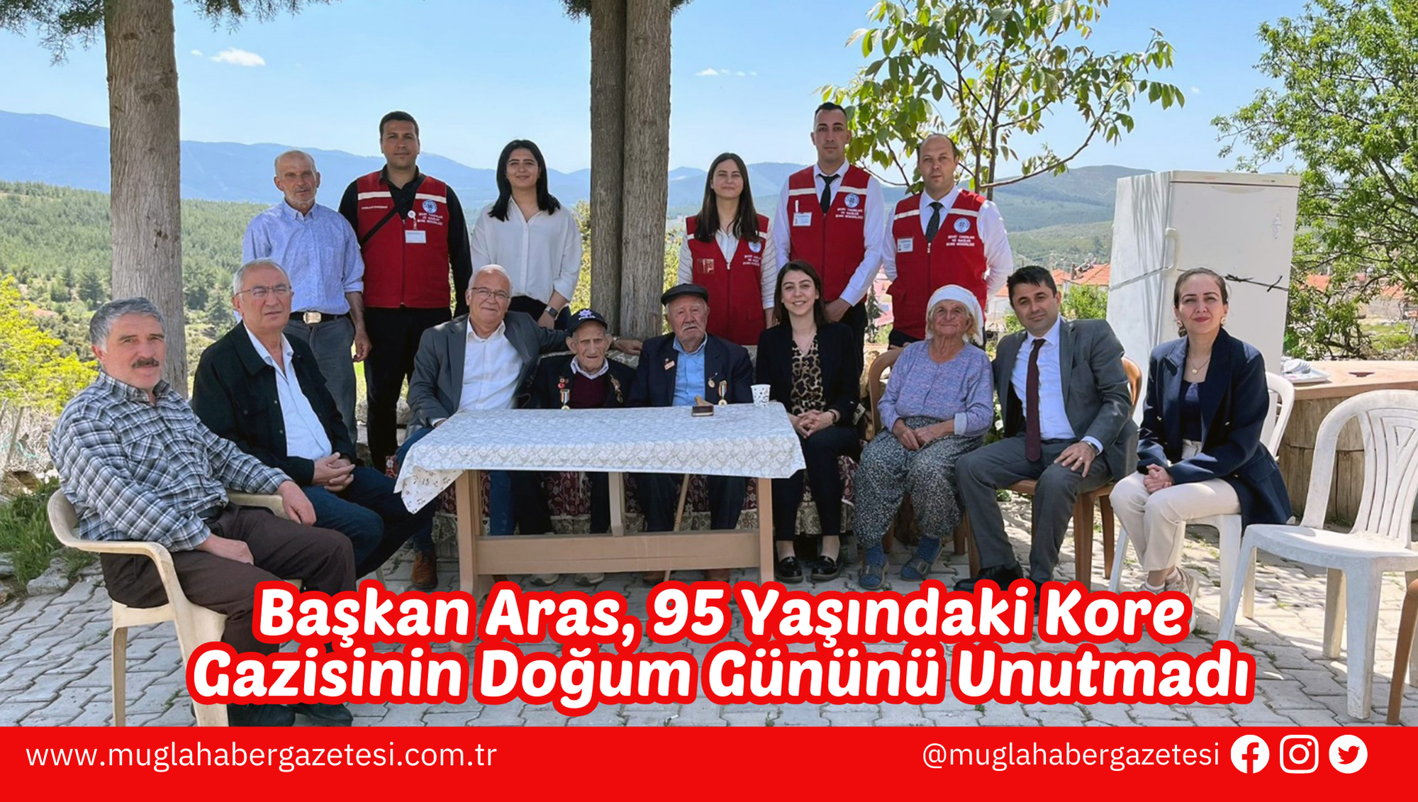 Ahmet Aras, 95 Yaşındaki Kore Gazisinin Doğum Gününü Unutmadı