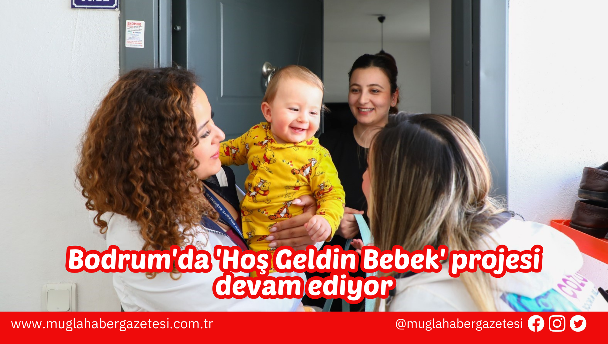 Bodrum'da 'Hoş Geldin Bebek' projesi devam ediyor