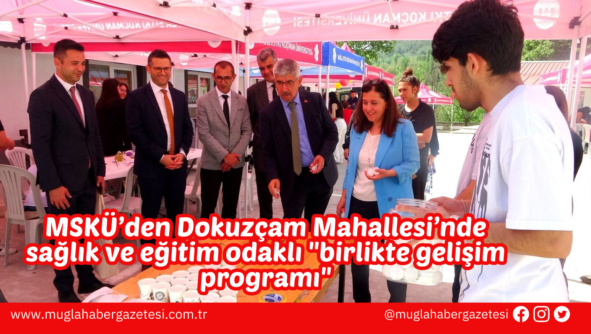 MSKÜ’den Dokuzçam Mahallesi’nde sağlık ve eğitim odaklı "birlikte gelişim programı"