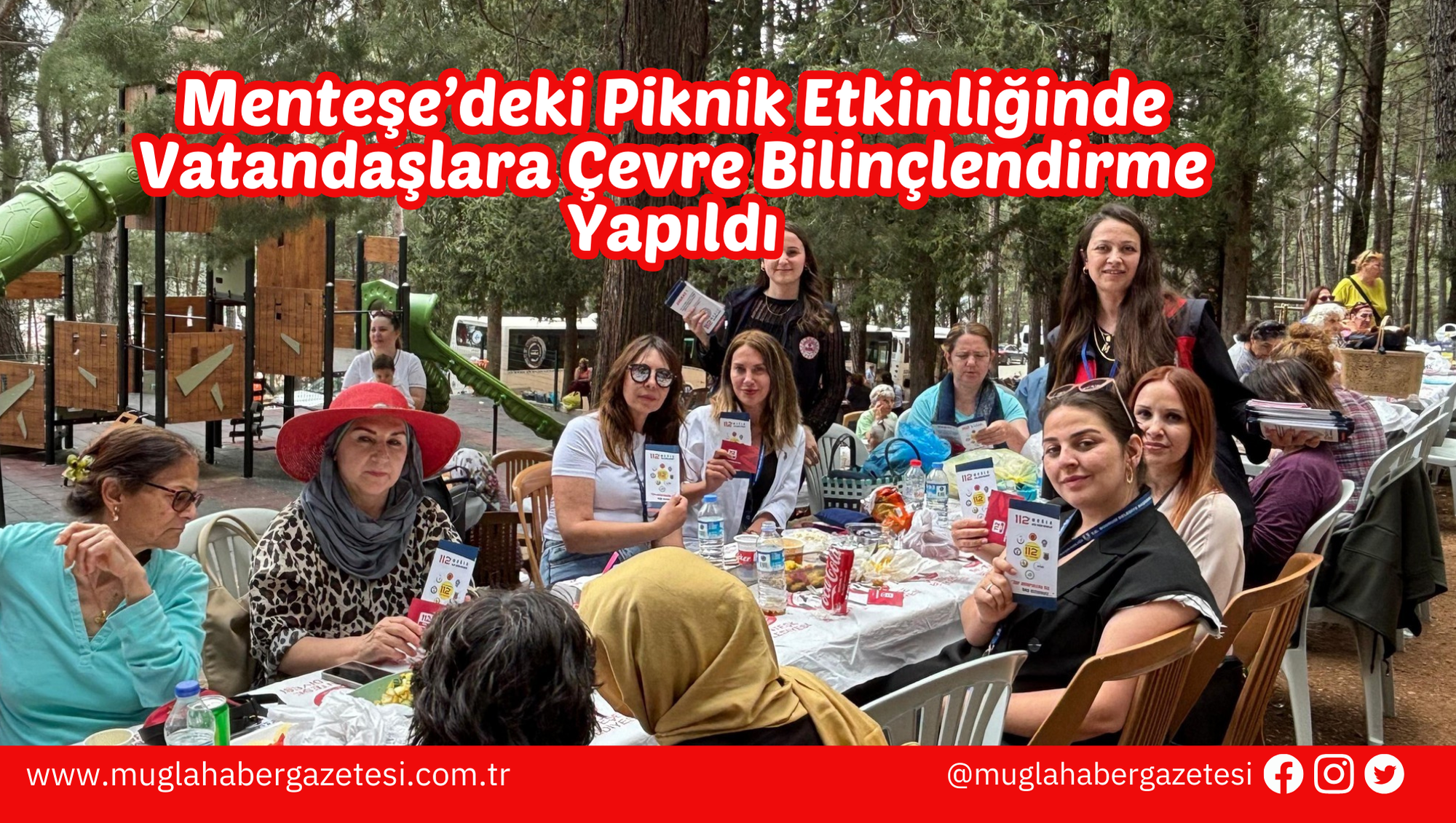 Menteşe’deki Piknik Etkinliğinde Vatandaşlara Çevre Bilinçlendirme Yapıldı