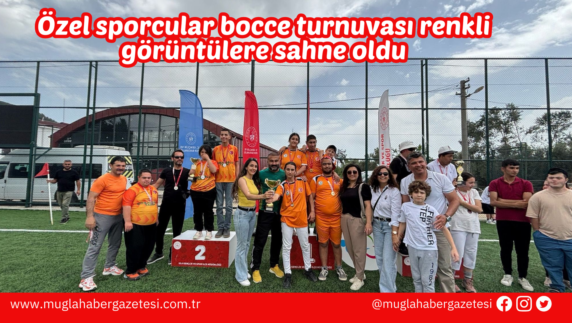 Özel sporcular bocce turnuvası renkli görüntülere sahne oldu