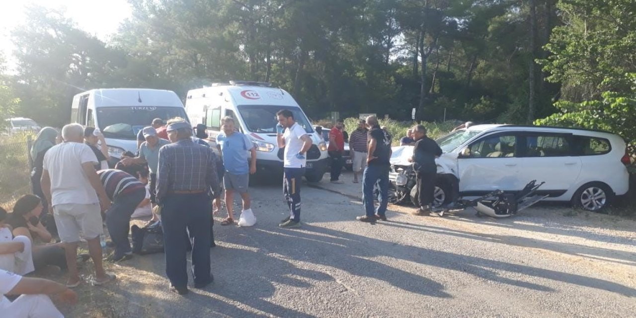 MUĞLA’DA TRAFİK KAZASI: 9 YARALI