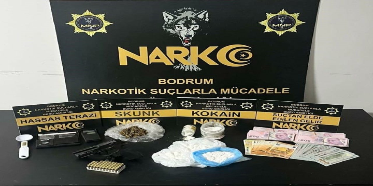 AVRUPA'DAN BODRUM'A UYUŞTURUCU SEVKİYATINA DARBE: 9 GÖZALTI