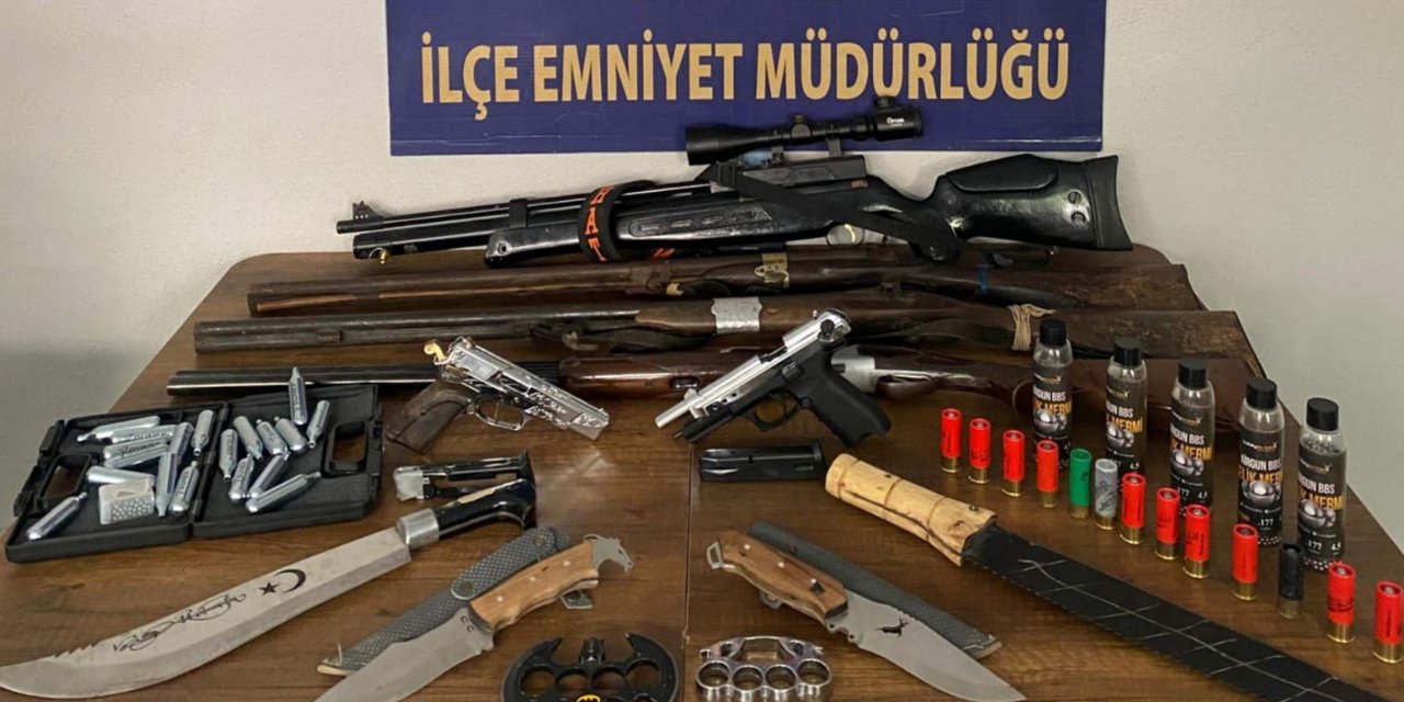 MUĞLA’DA RUHSATSIZ SİLAH OPERASYONU