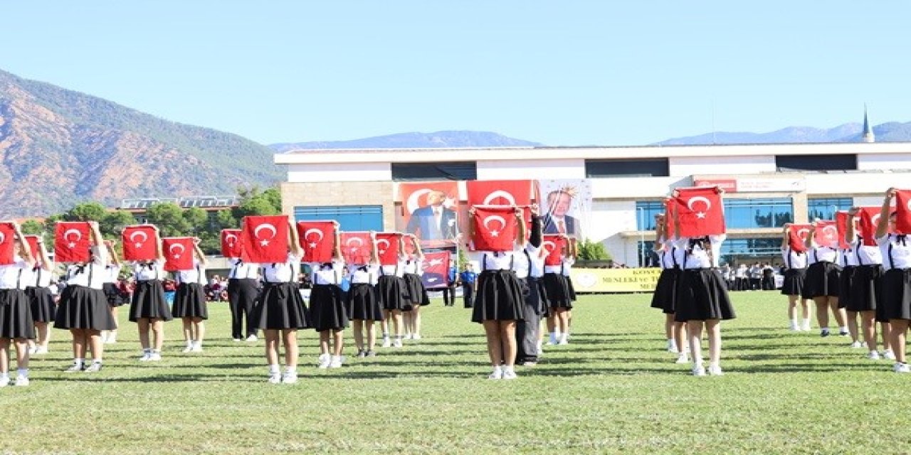 Köyceğiz'de Cumhuriyet Bayramı coşkuyla kutlandı