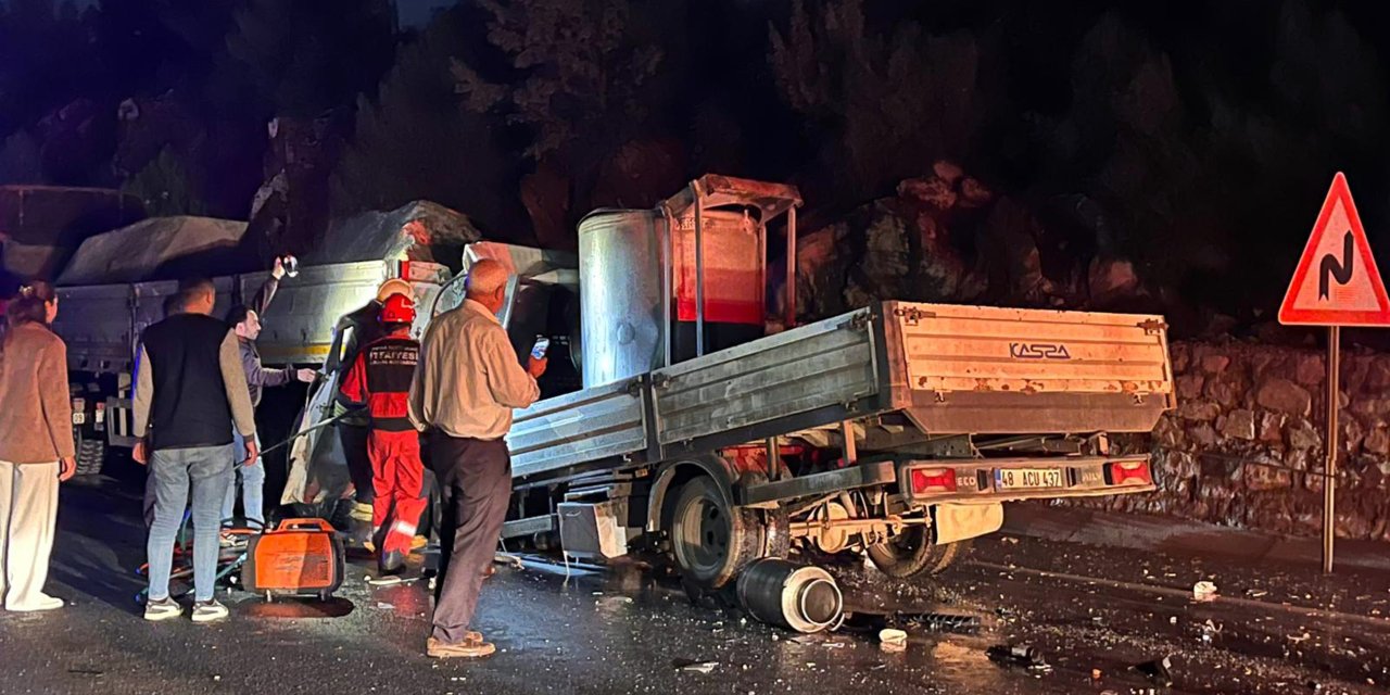 MİLAS-YATAĞAN KARAYOLUNDA KAZA: 1 ÖLÜ